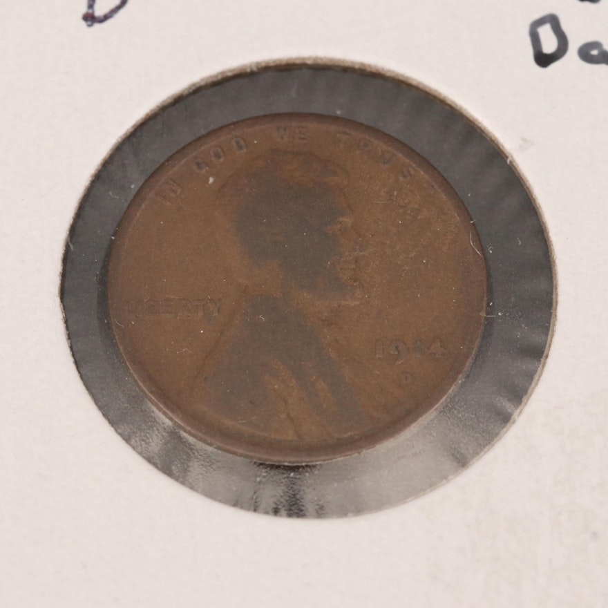 Key Date 1914-D Lincoln Wheat Cent