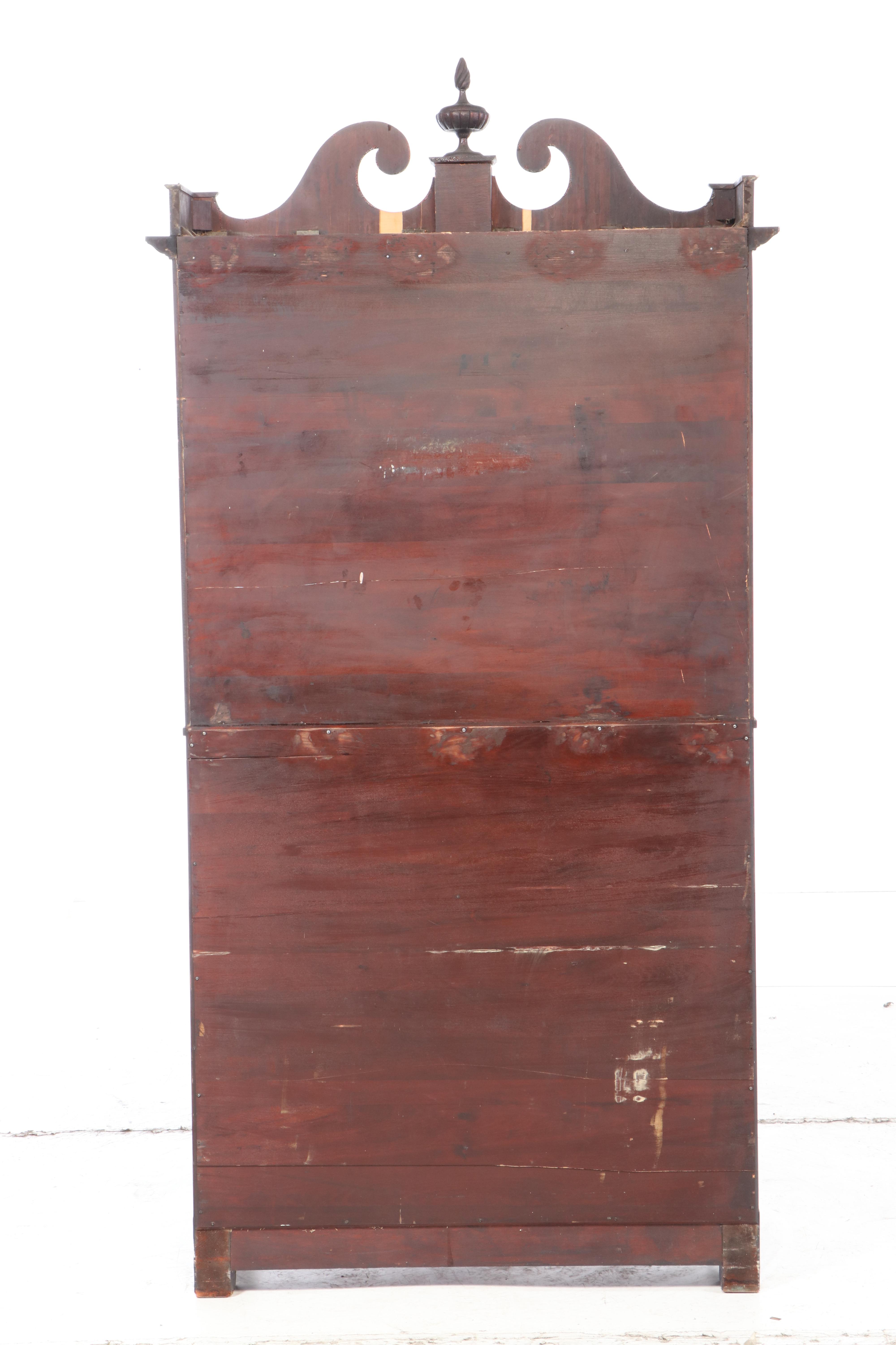 Empire Style Mahogany Secretary Desk, Early 20th Century