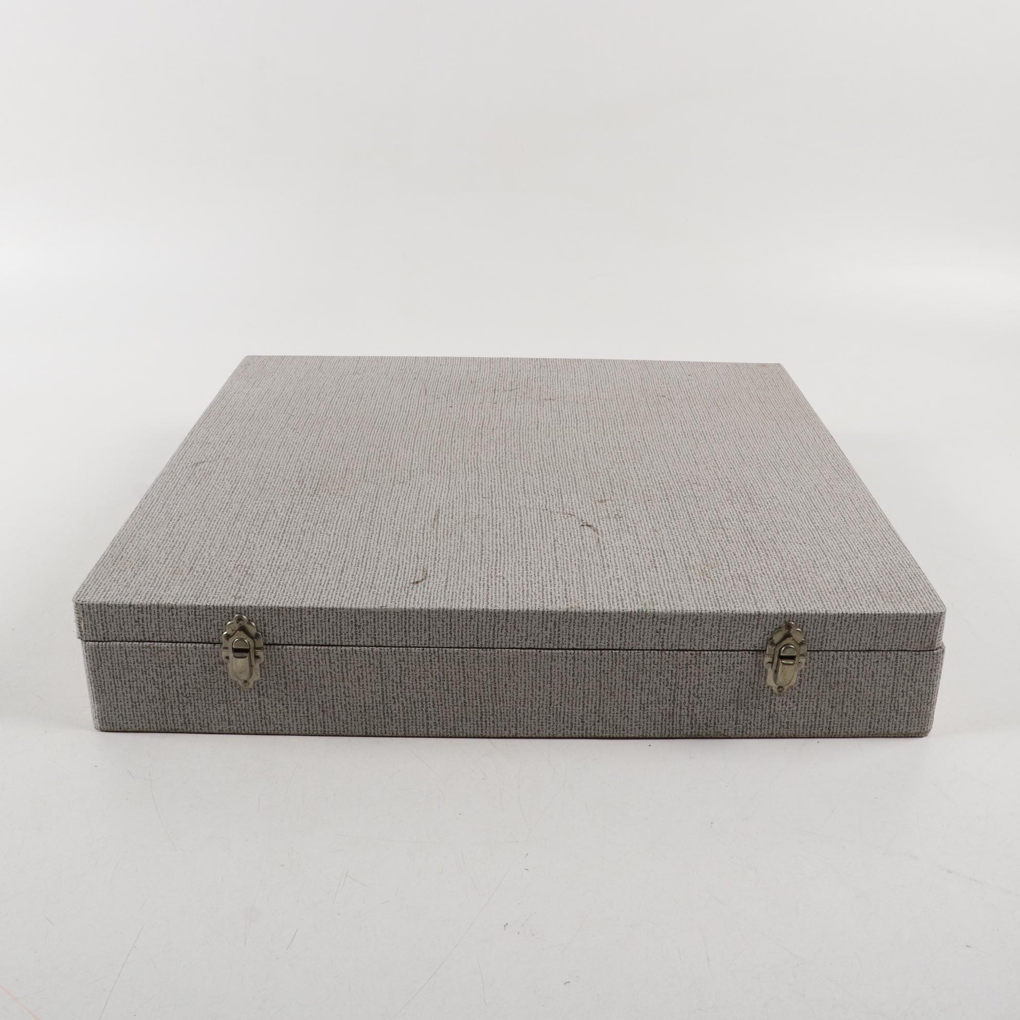 Bohemia Cobalt Blue and Frosted Glass Chess Set in Case