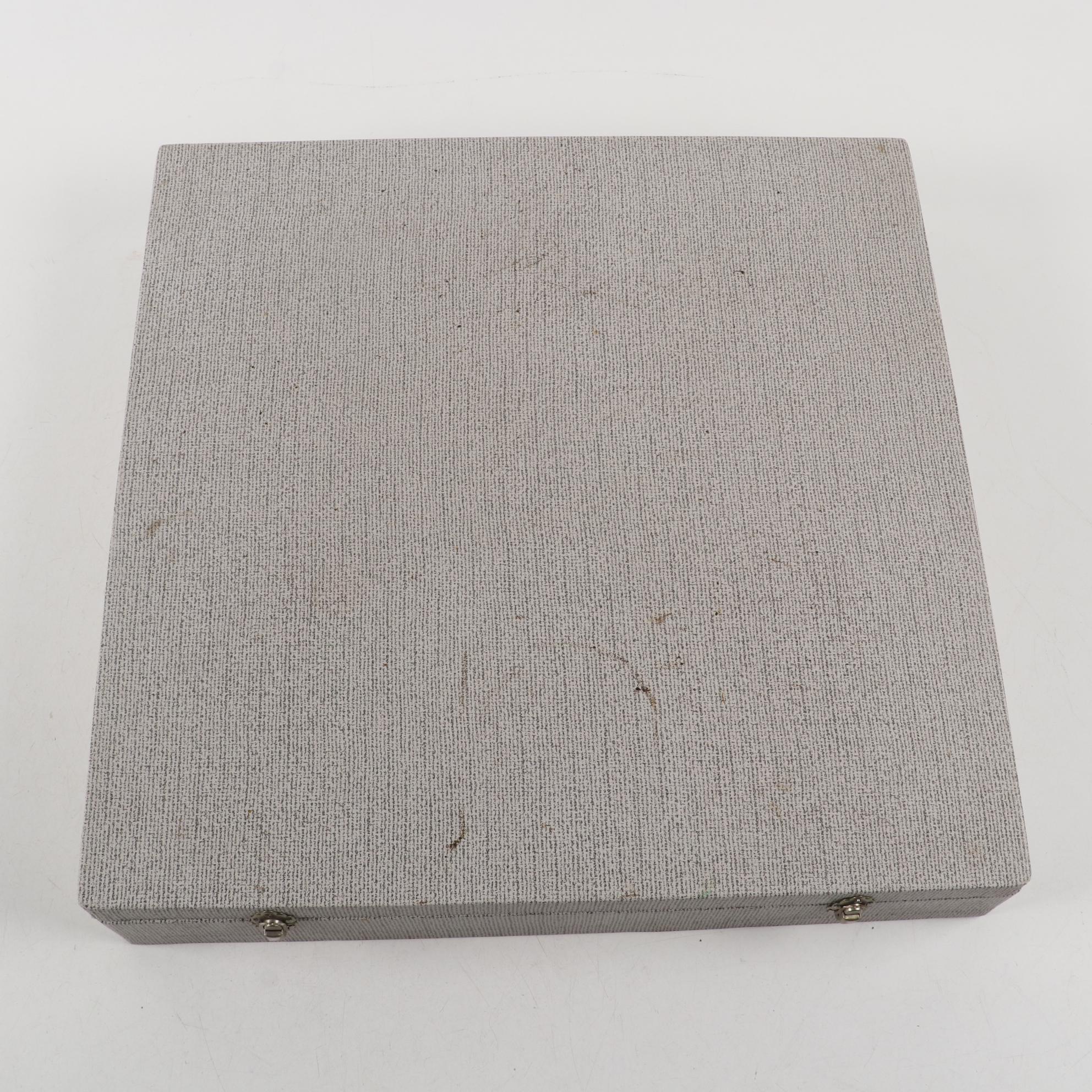 Bohemia Cobalt Blue and Frosted Glass Chess Set in Case