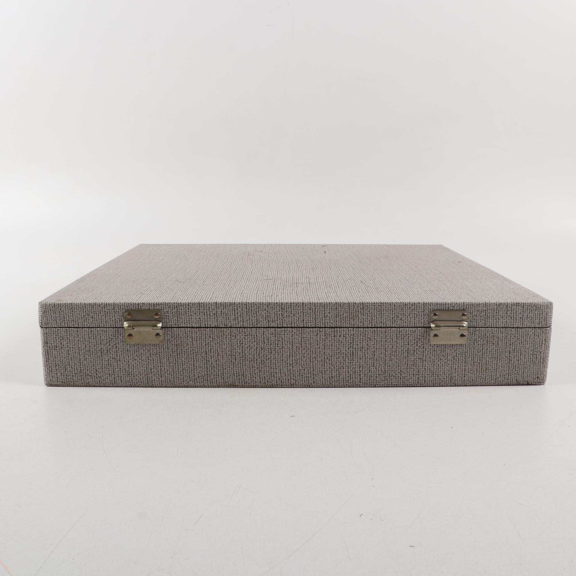 Bohemia Cobalt Blue and Frosted Glass Chess Set in Case