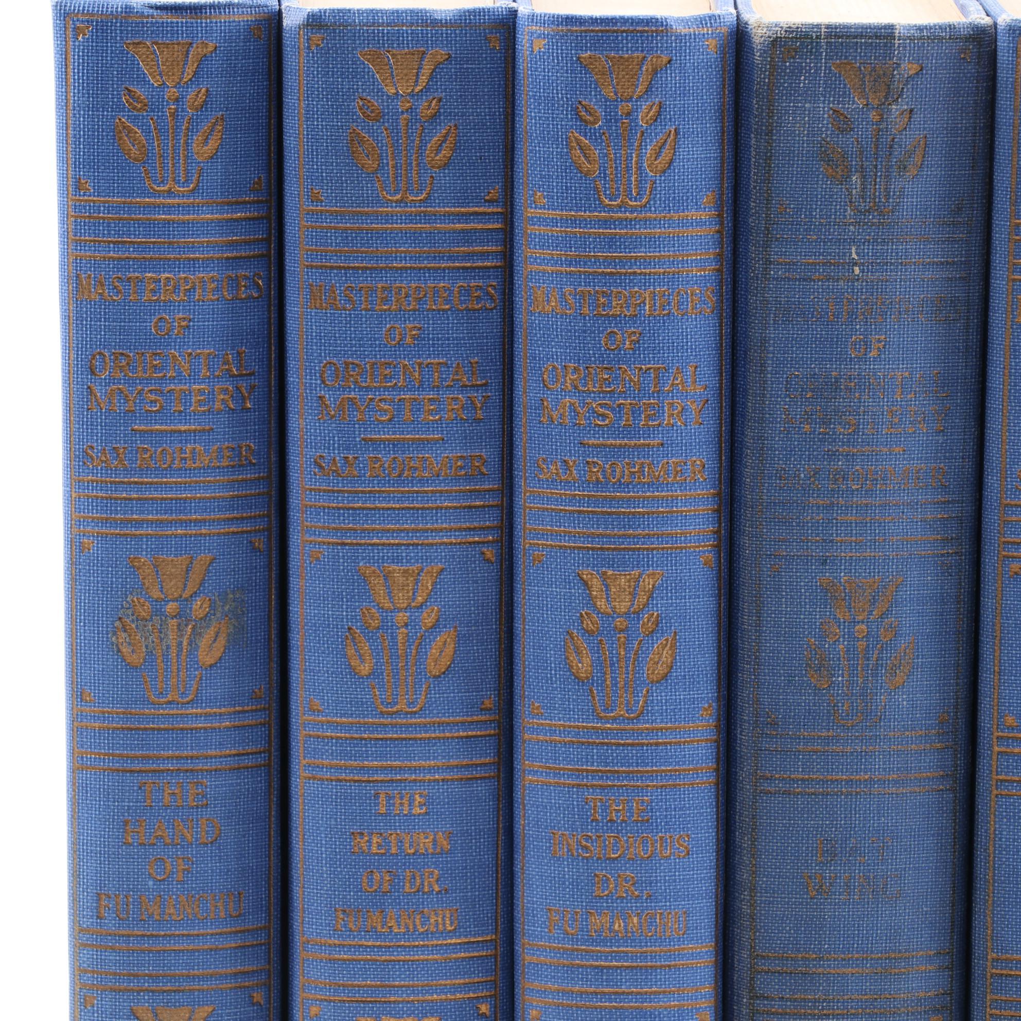 "Masterpieces of Oriental Mystery" Ten-Volume Set by Sax Rohmer