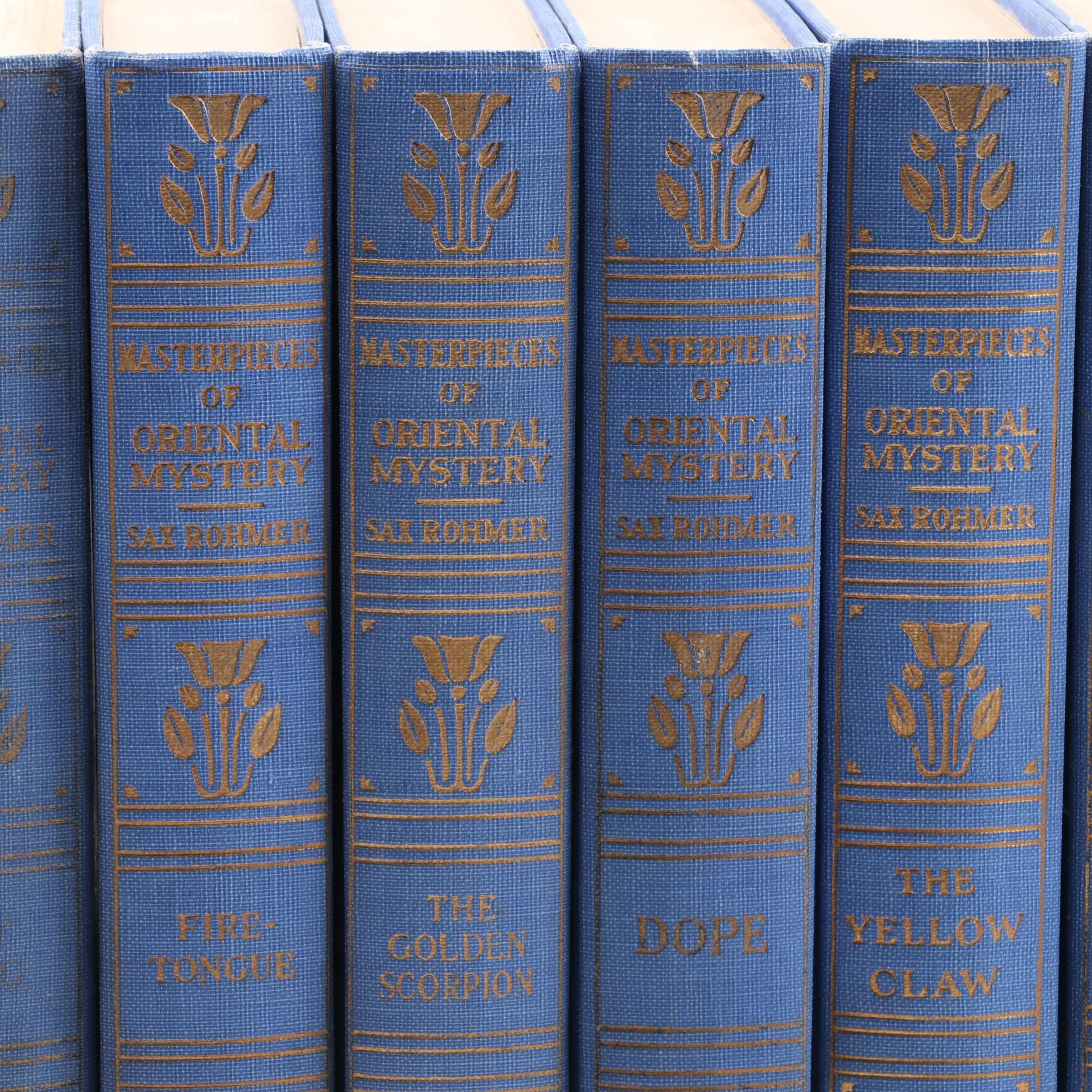 "Masterpieces of Oriental Mystery" Ten-Volume Set by Sax Rohmer