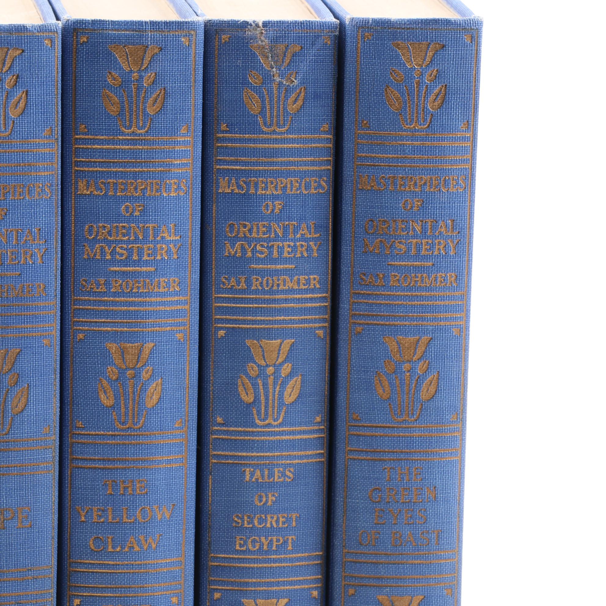 "Masterpieces of Oriental Mystery" Ten-Volume Set by Sax Rohmer