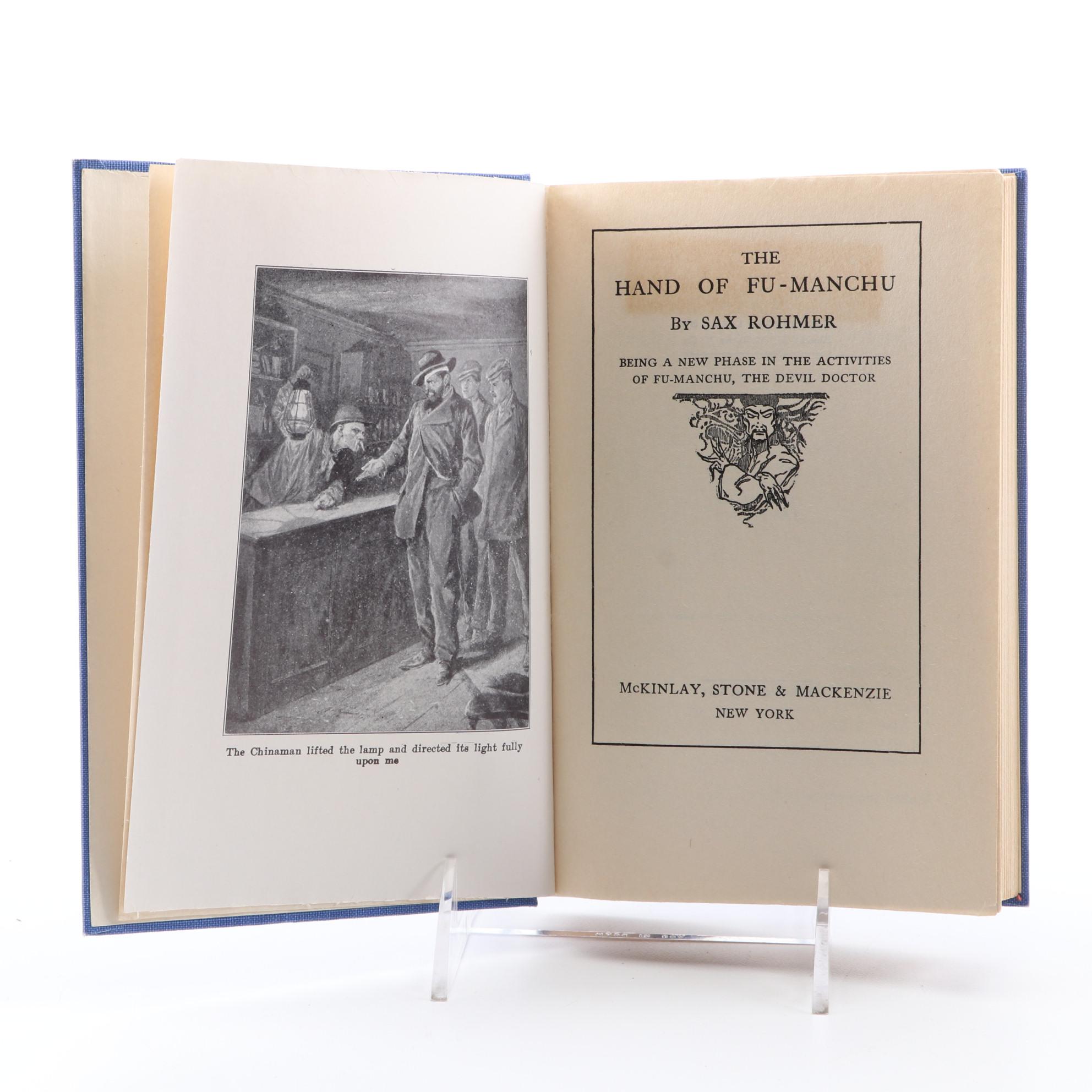 "Masterpieces of Oriental Mystery" Ten-Volume Set by Sax Rohmer