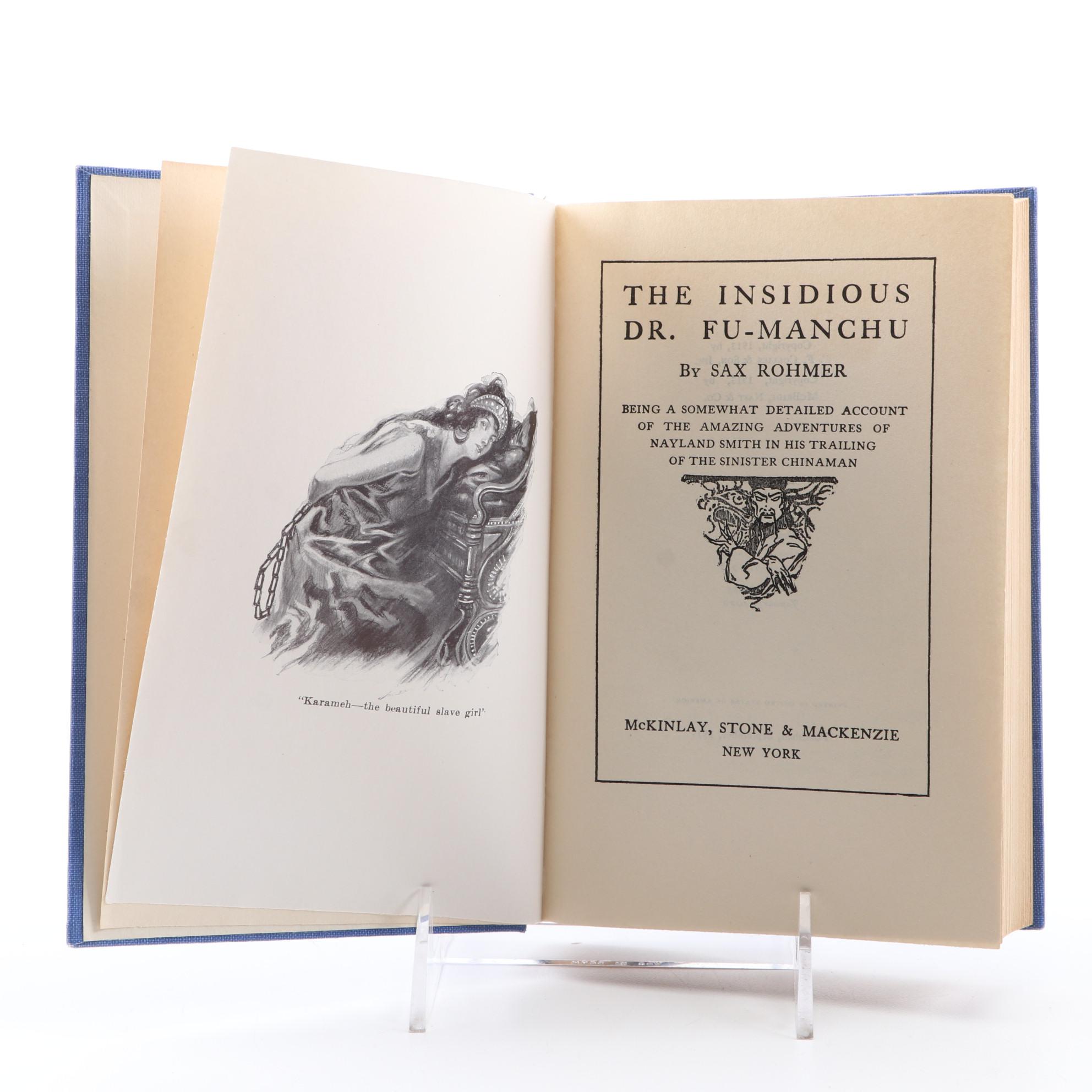 "Masterpieces of Oriental Mystery" Ten-Volume Set by Sax Rohmer