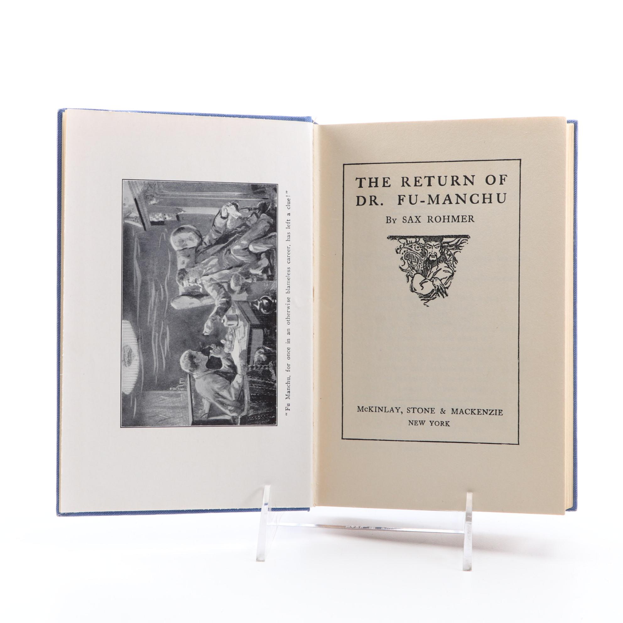 "Masterpieces of Oriental Mystery" Ten-Volume Set by Sax Rohmer