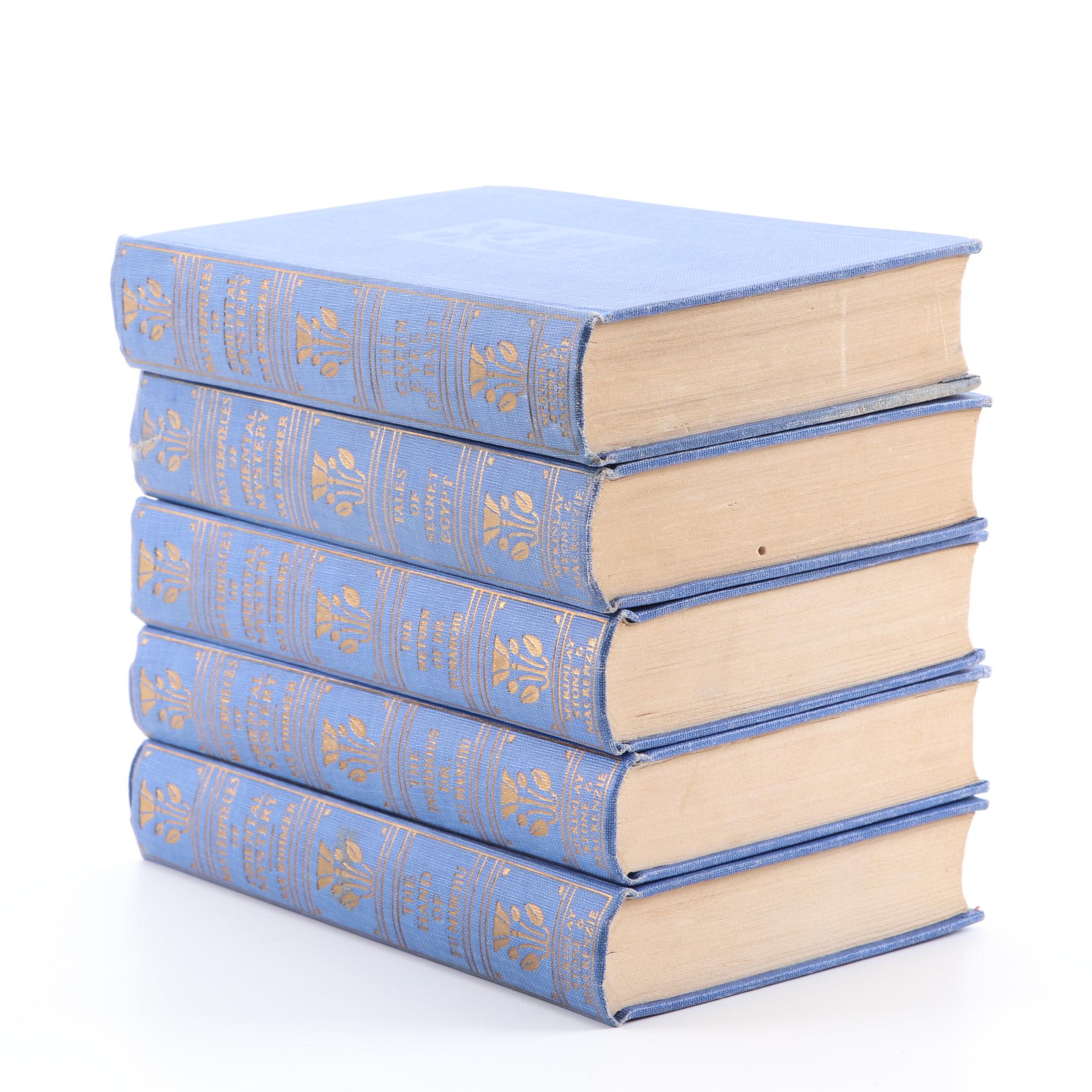 "Masterpieces of Oriental Mystery" Ten-Volume Set by Sax Rohmer