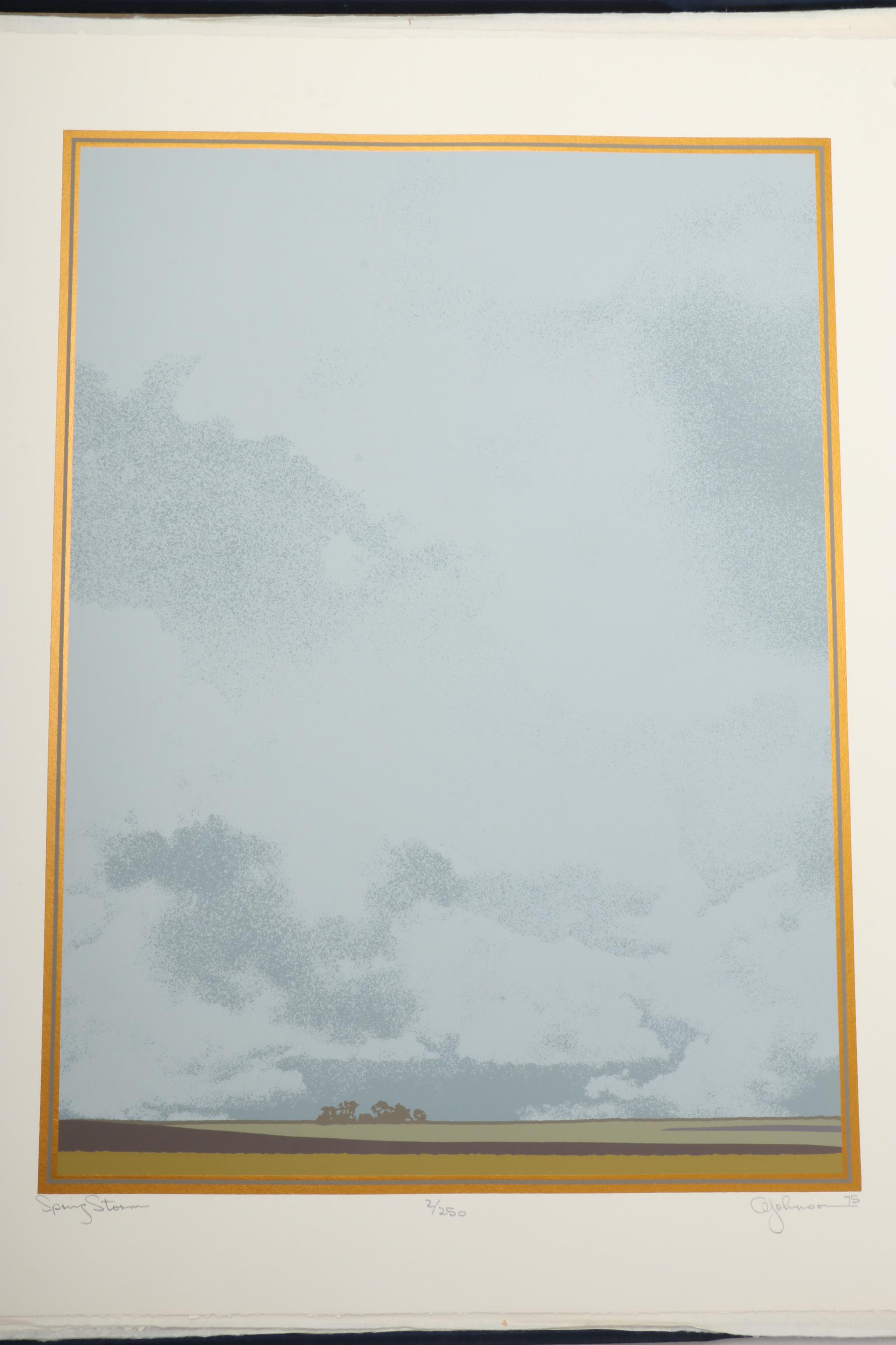 Oren S. Johnson Folio "Big Sky: Serigraphs and Verse," 1975