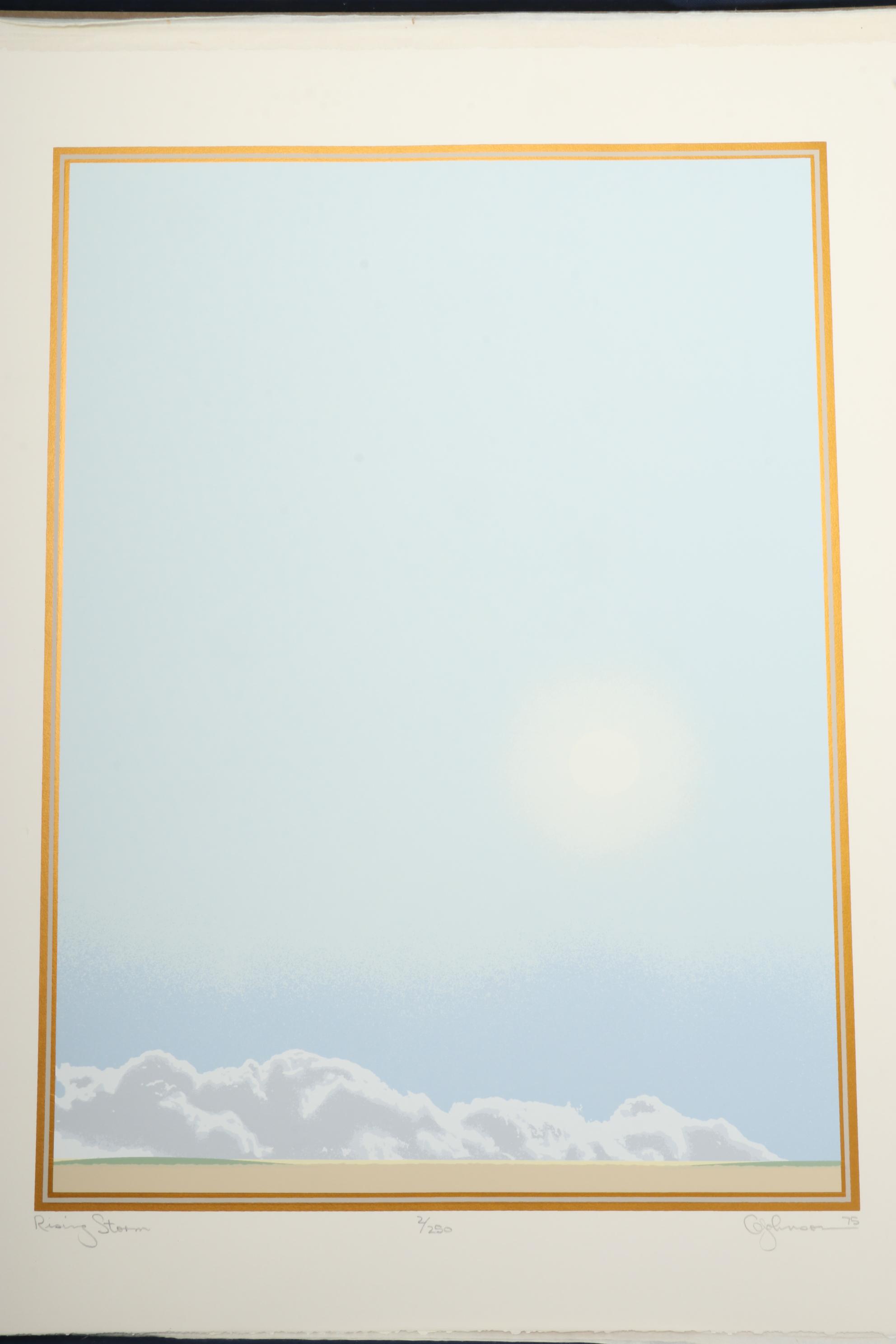 Oren S. Johnson Folio "Big Sky: Serigraphs and Verse," 1975
