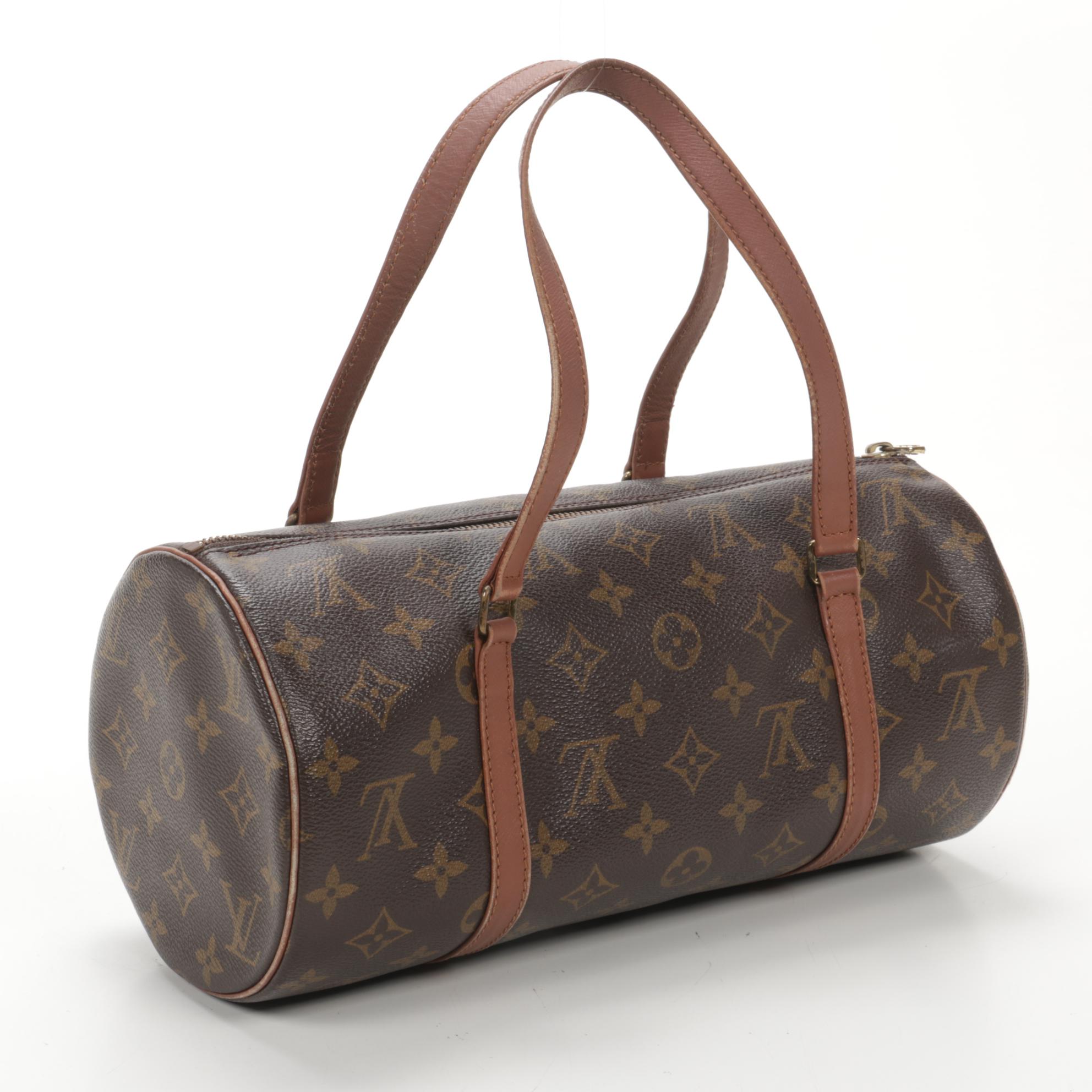 Louis Vuitton Papillon 30 Barrel Bag in Monogram Canvas and Leather