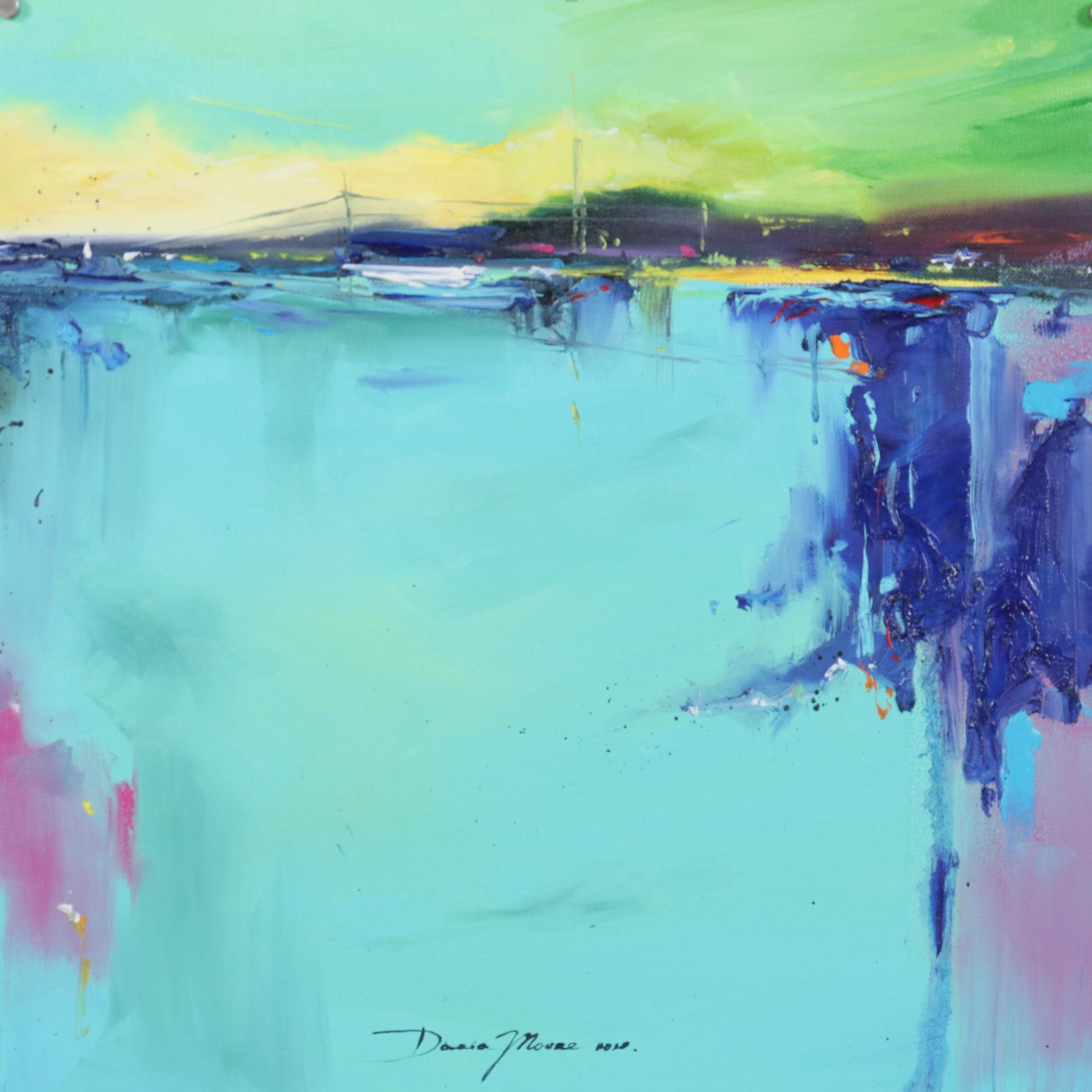 Daria Moore Abstract Oil Painting, 2020