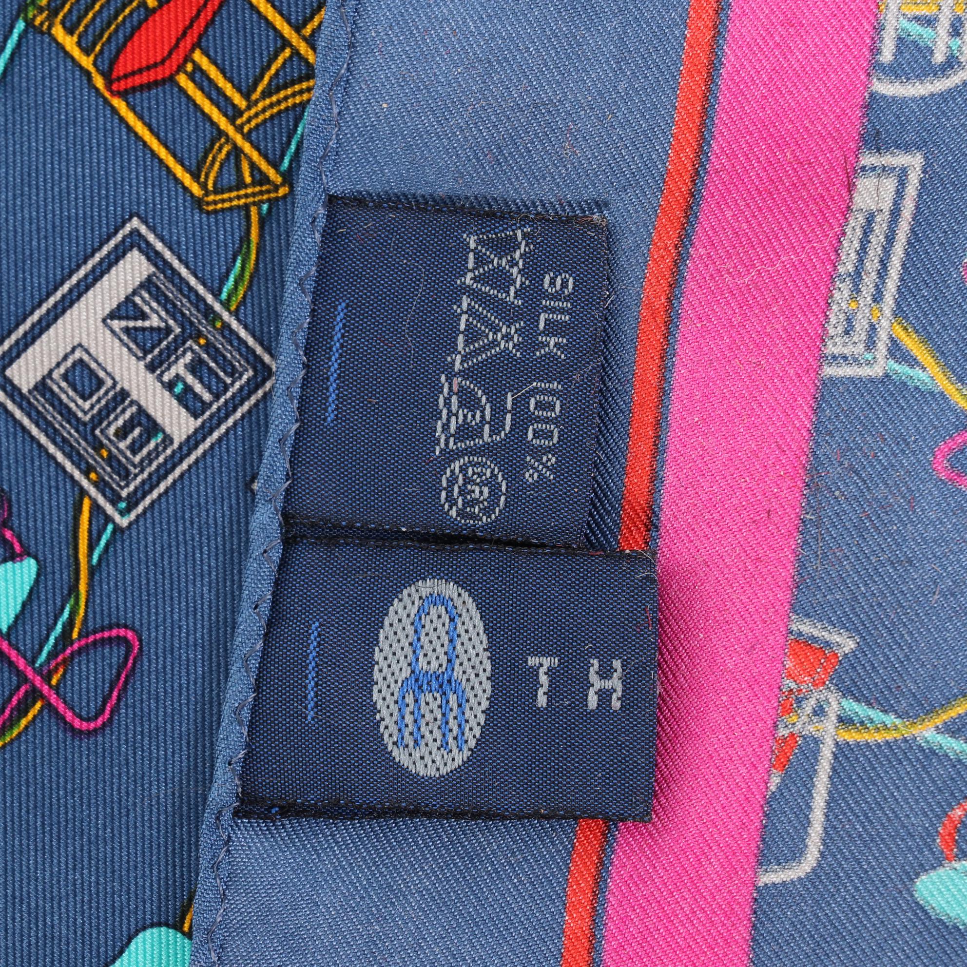 Thonet Furniture Silk Scarf with Modernist Chair Motif