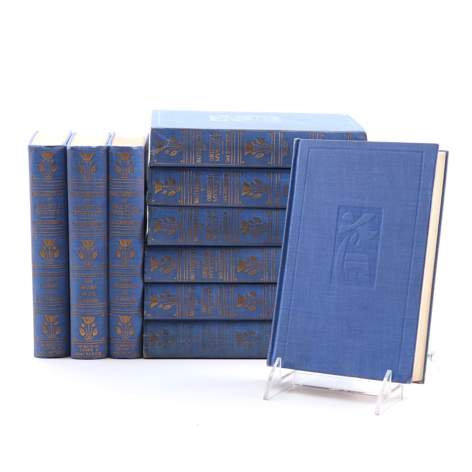 "Masterpieces of Oriental Mystery" Ten-Volume Set by Sax Rohmer