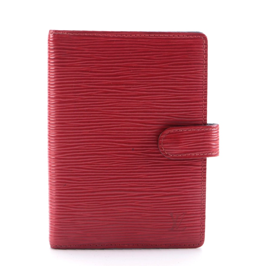 Louis Vuitton Agenda Planner PM in Red Epi Leather