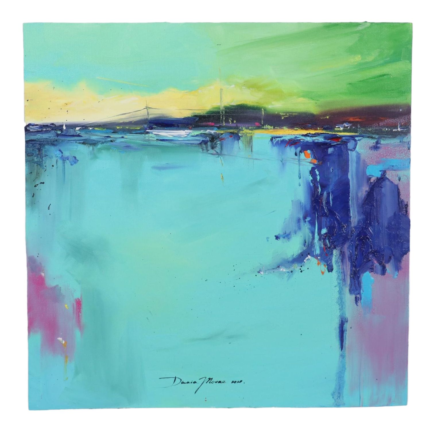Daria Moore Abstract Oil Painting, 2020