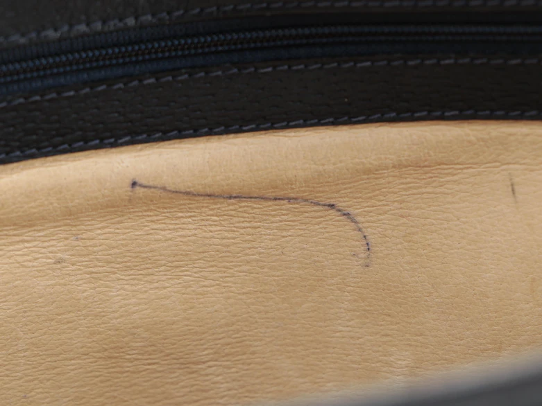 Gucci Navy Blue GG Supreme Canvas Document Holder