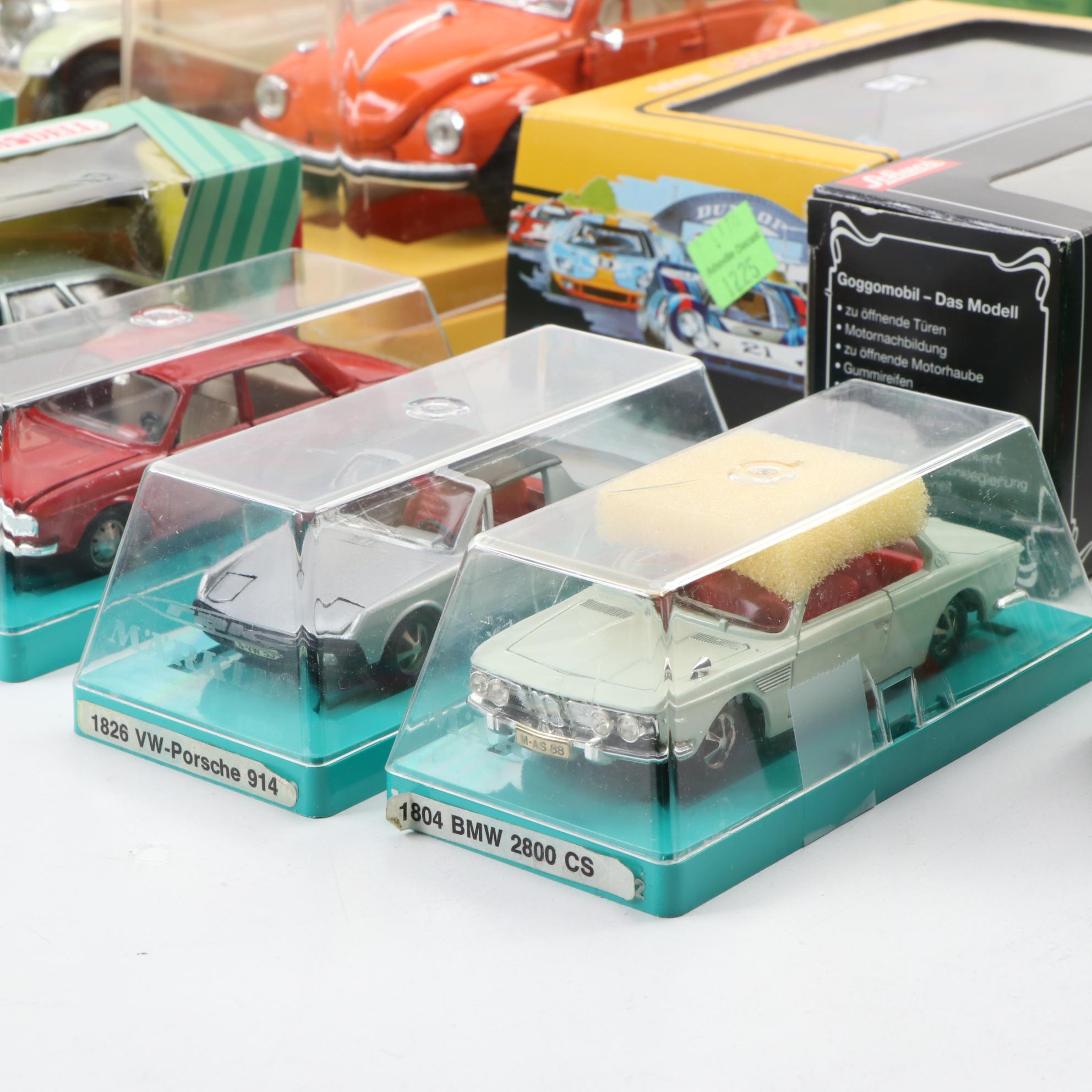 Marklin, Gama, Schuco and Other Die Cast Vehicles