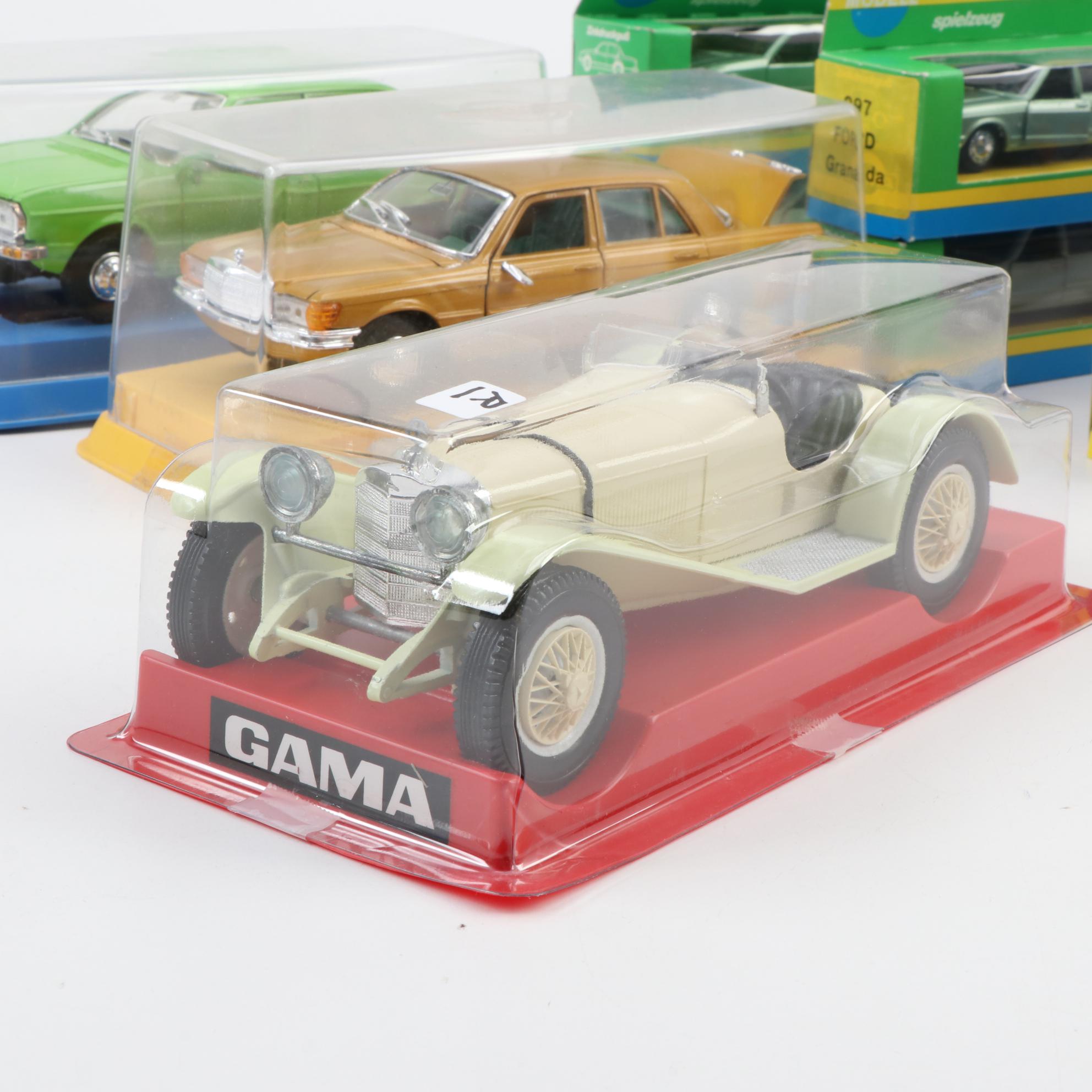 Marklin, Gama, Schuco and Other Die Cast Vehicles