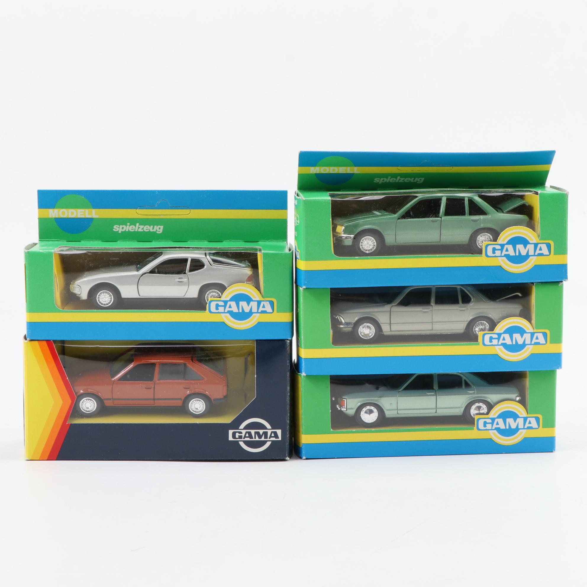 Marklin, Gama, Schuco and Other Die Cast Vehicles