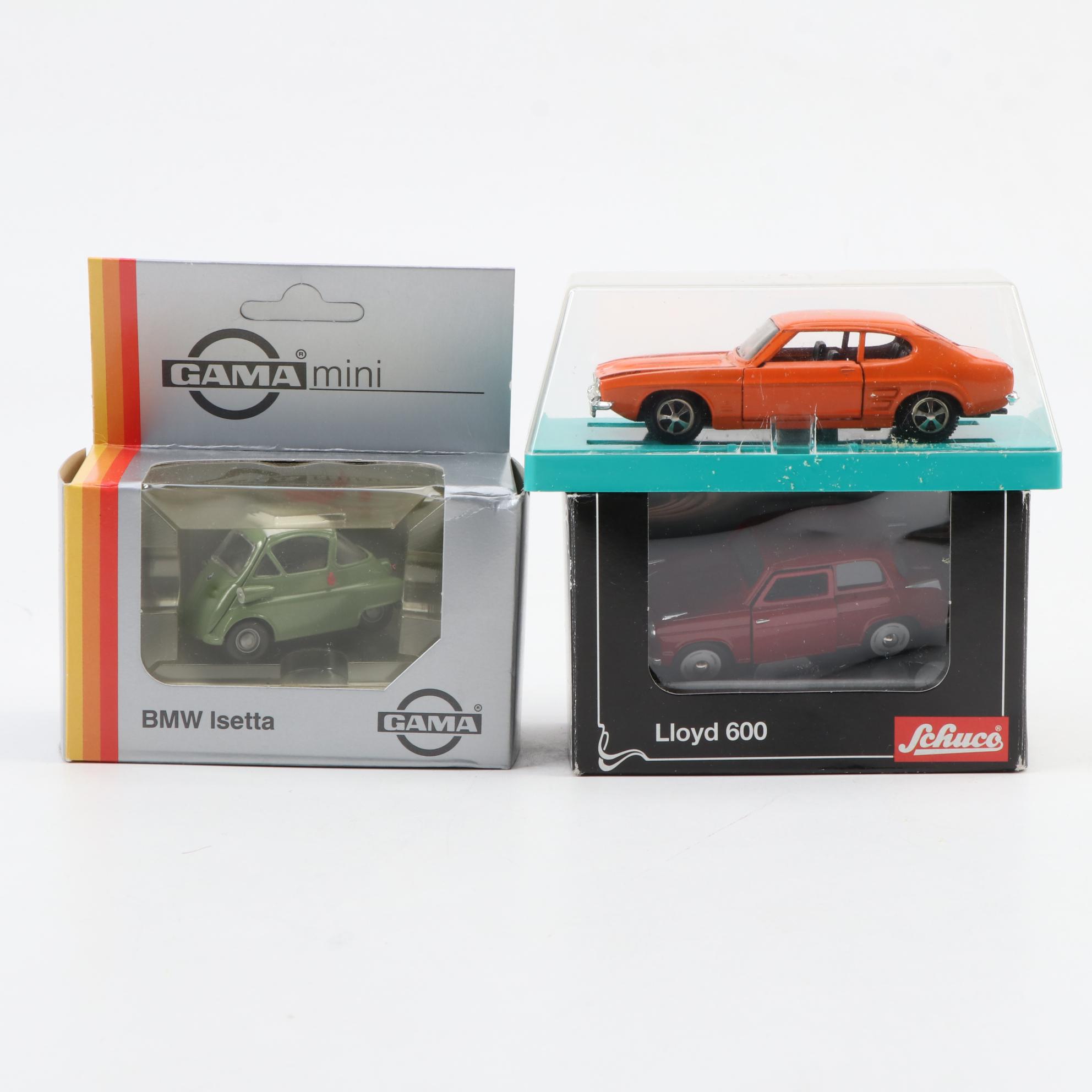 Marklin, Gama, Schuco and Other Die Cast Vehicles
