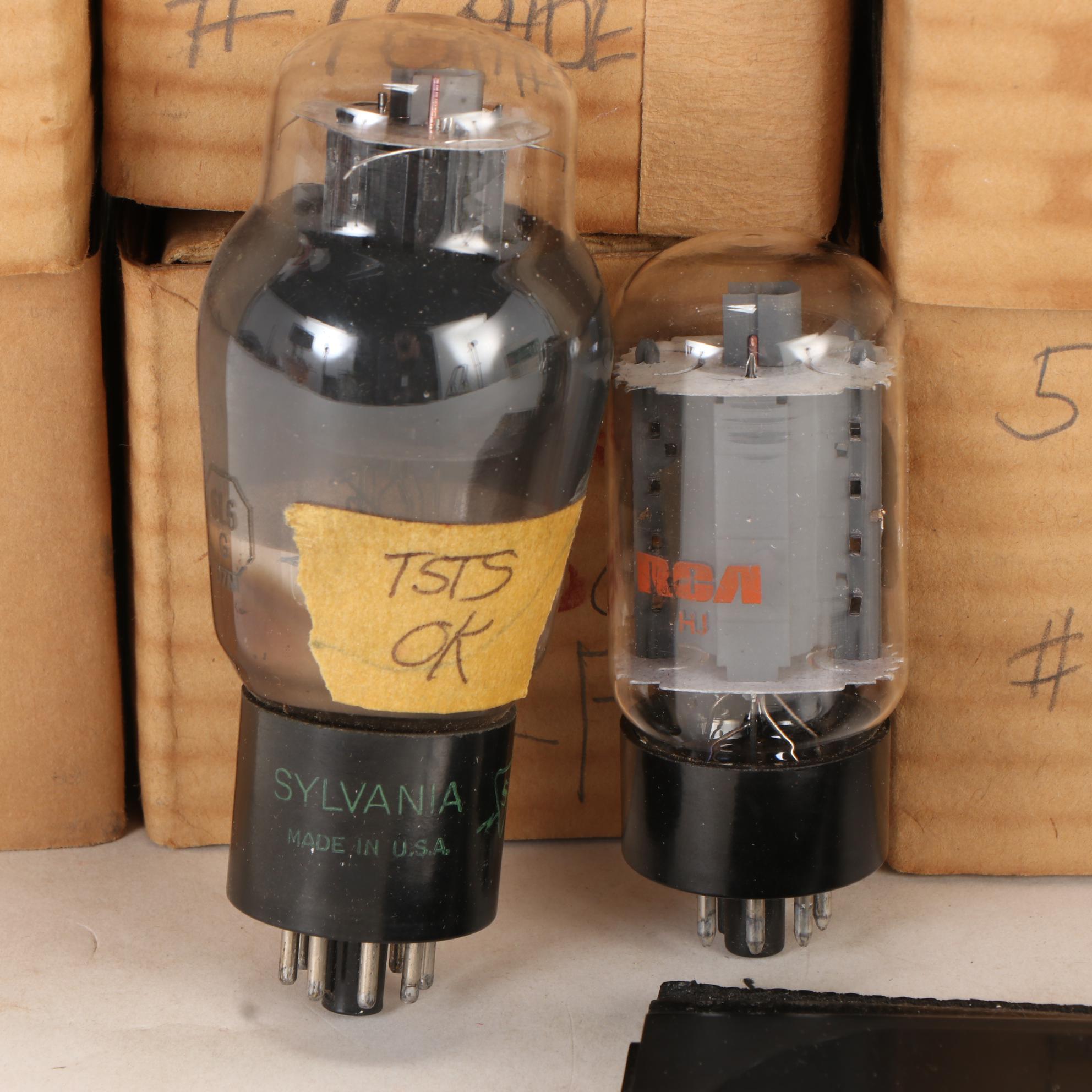 Ken-Rad, RCA, GE, Sylvania Electron Vacuum Tubes and Tanita Digital Mini Scale