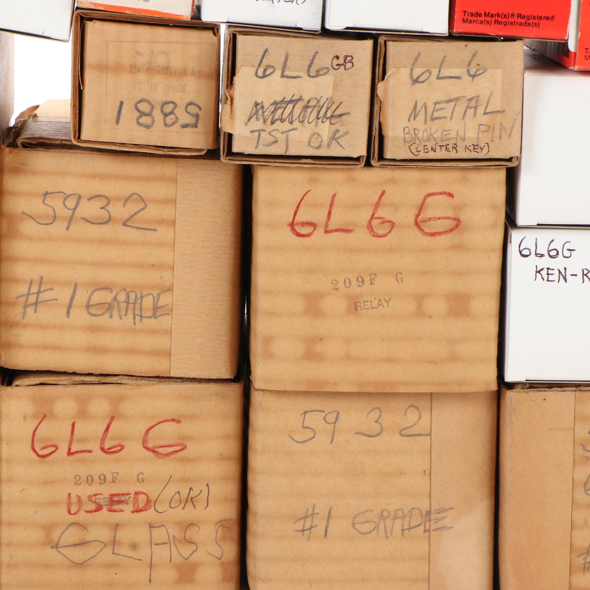 Ken-Rad, RCA, GE, Sylvania Electron Vacuum Tubes and Tanita Digital Mini Scale