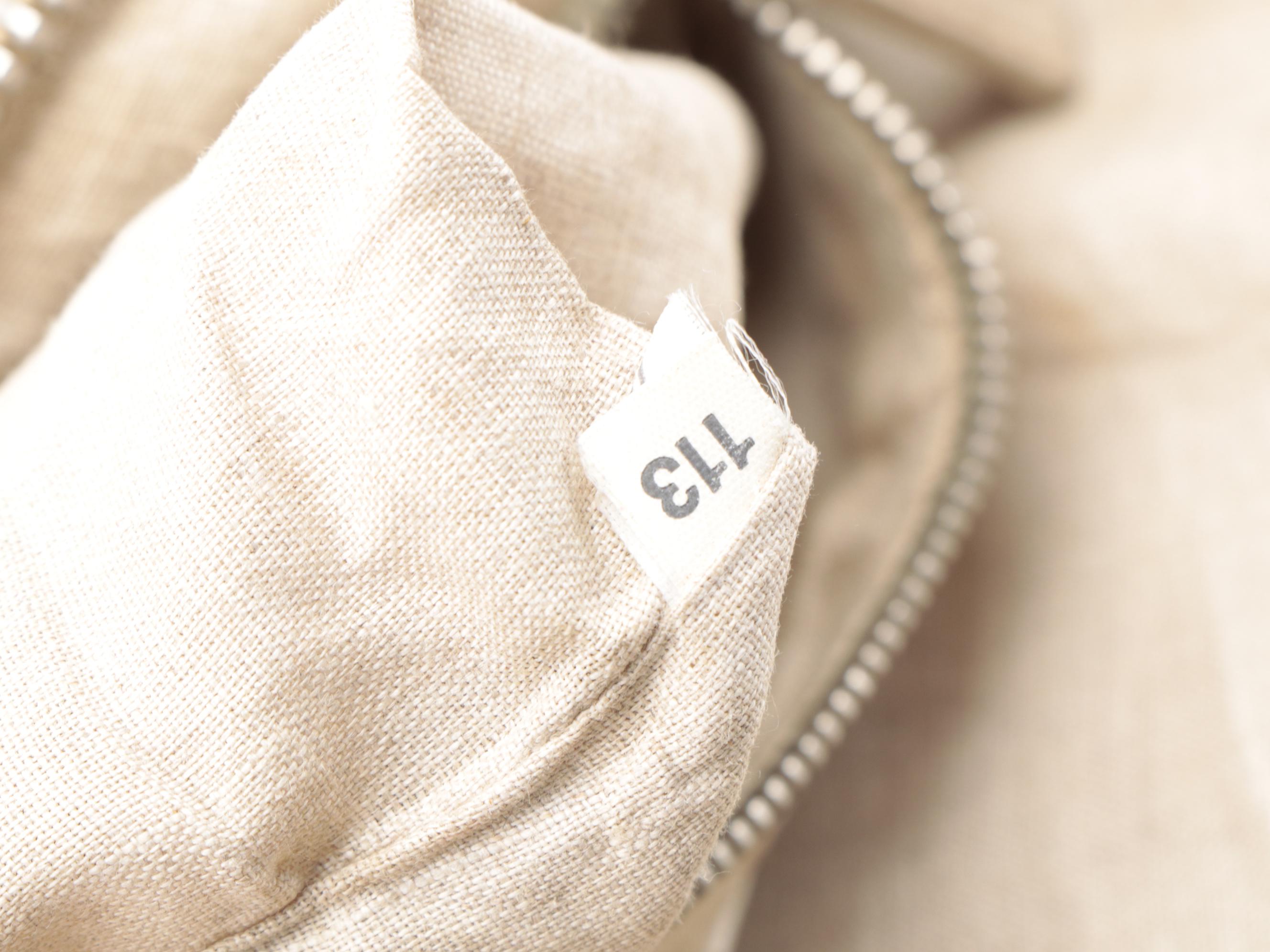 Prada Ivory Grained Leather Shoulder Bag