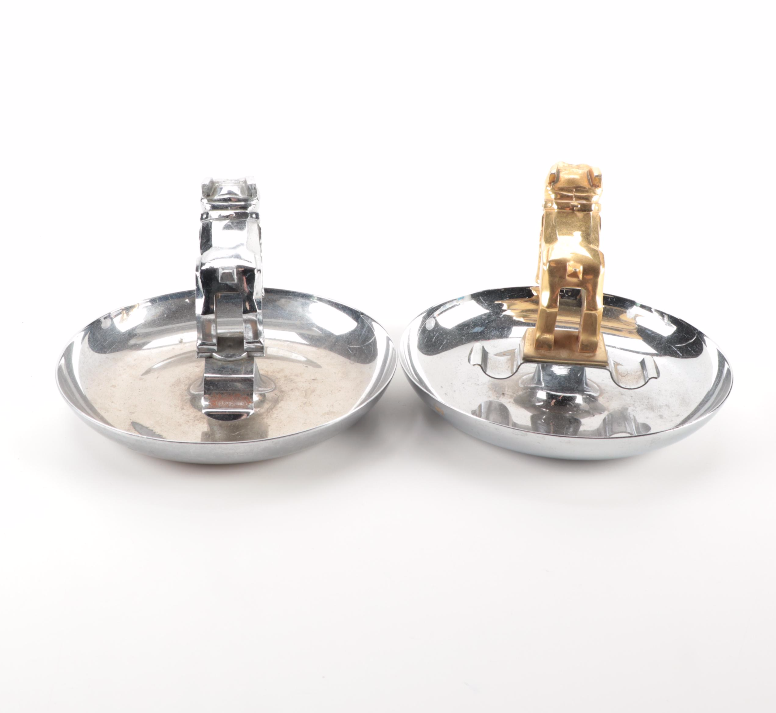 Mack Truck Bulldog Metal Ashtrays and Cigar Smoking Bulldog Cast Iron Bookends