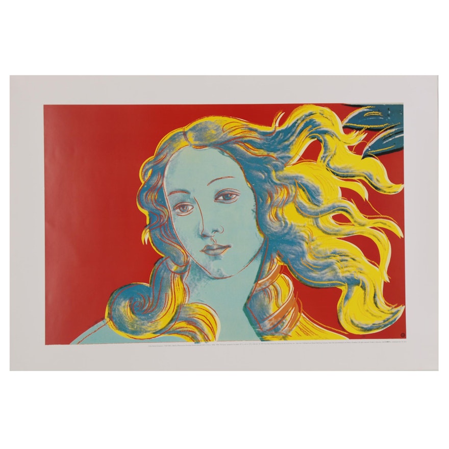 Offset Lithograph after Andy Warhol "Details of Renaissance Paintings"