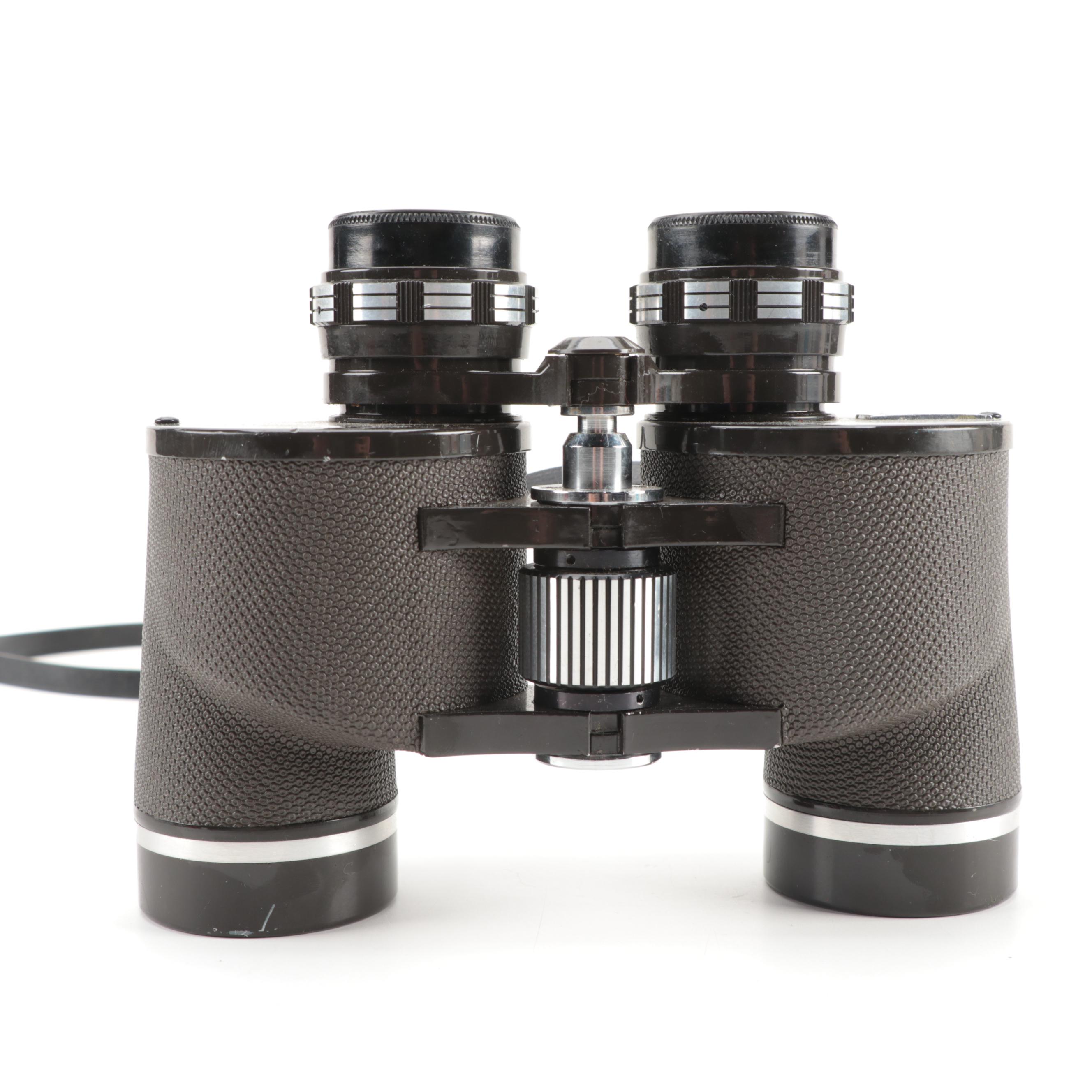 Jason Statesman No. 138 Wide Angle Binoculars in Leather Case, 1970s