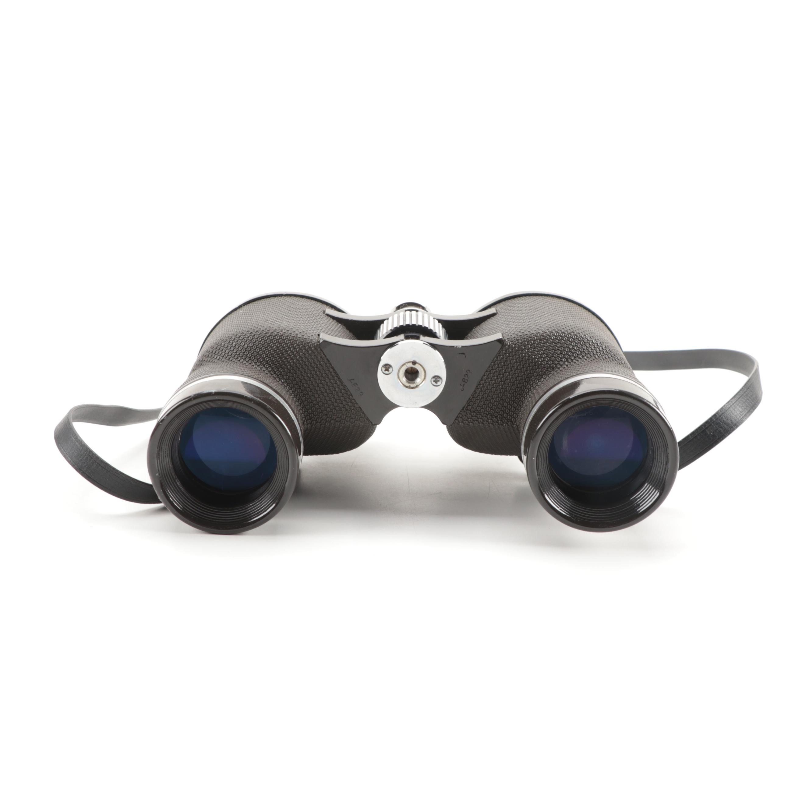 Jason Statesman No. 138 Wide Angle Binoculars in Leather Case, 1970s