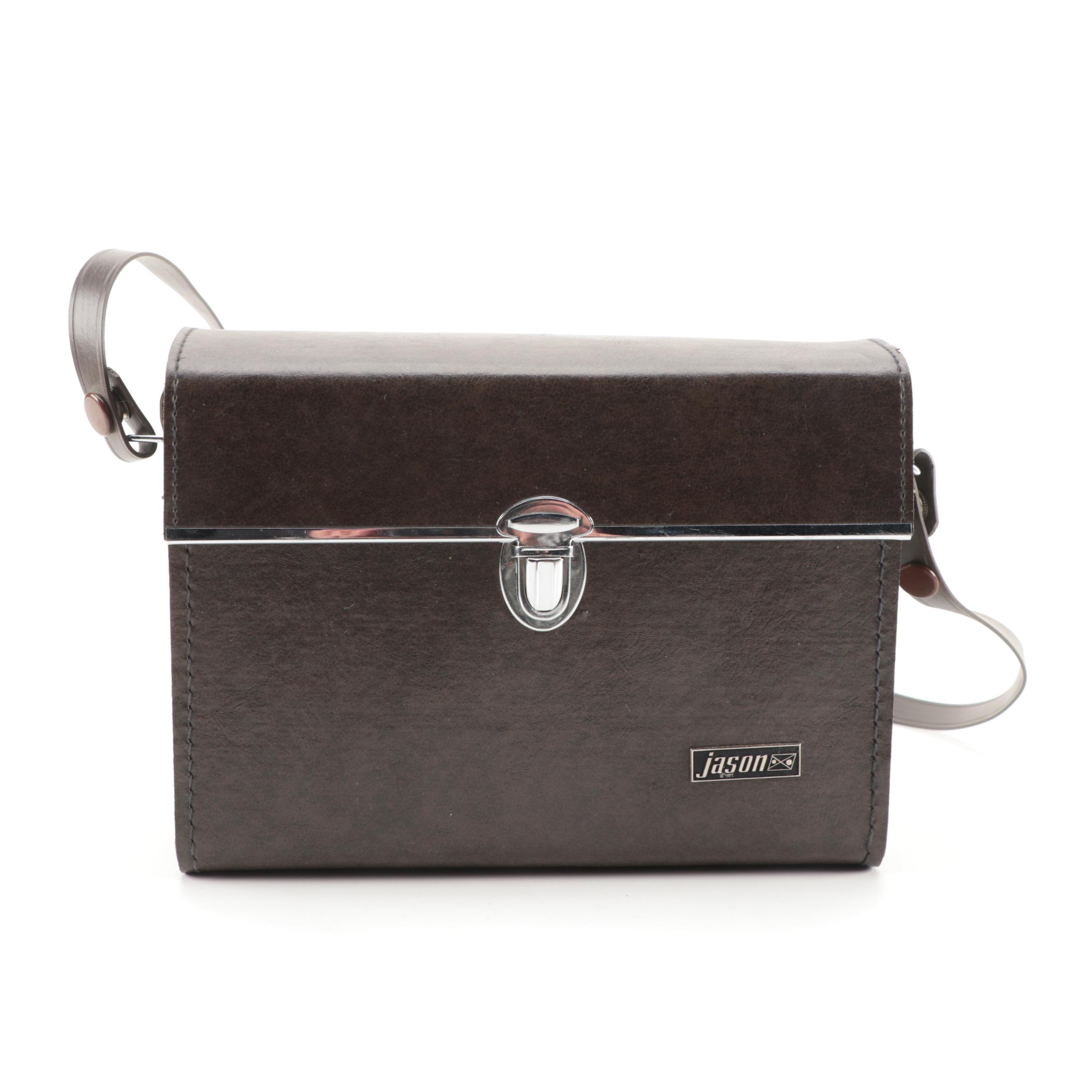 Jason Statesman No. 138 Wide Angle Binoculars in Leather Case, 1970s