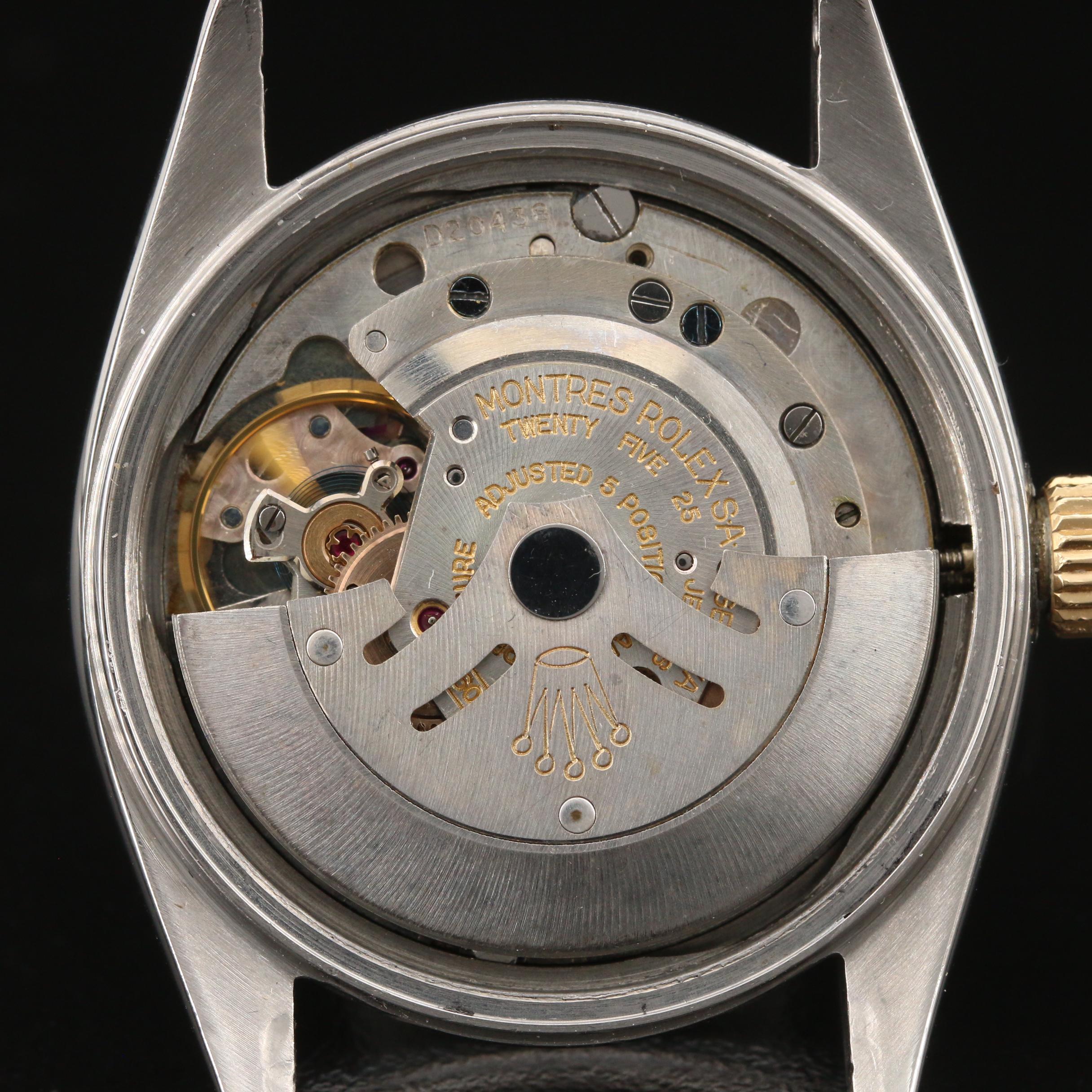 1960 Rolex "Datejust" 18K Gold and Stainless Steel Automatic Watch