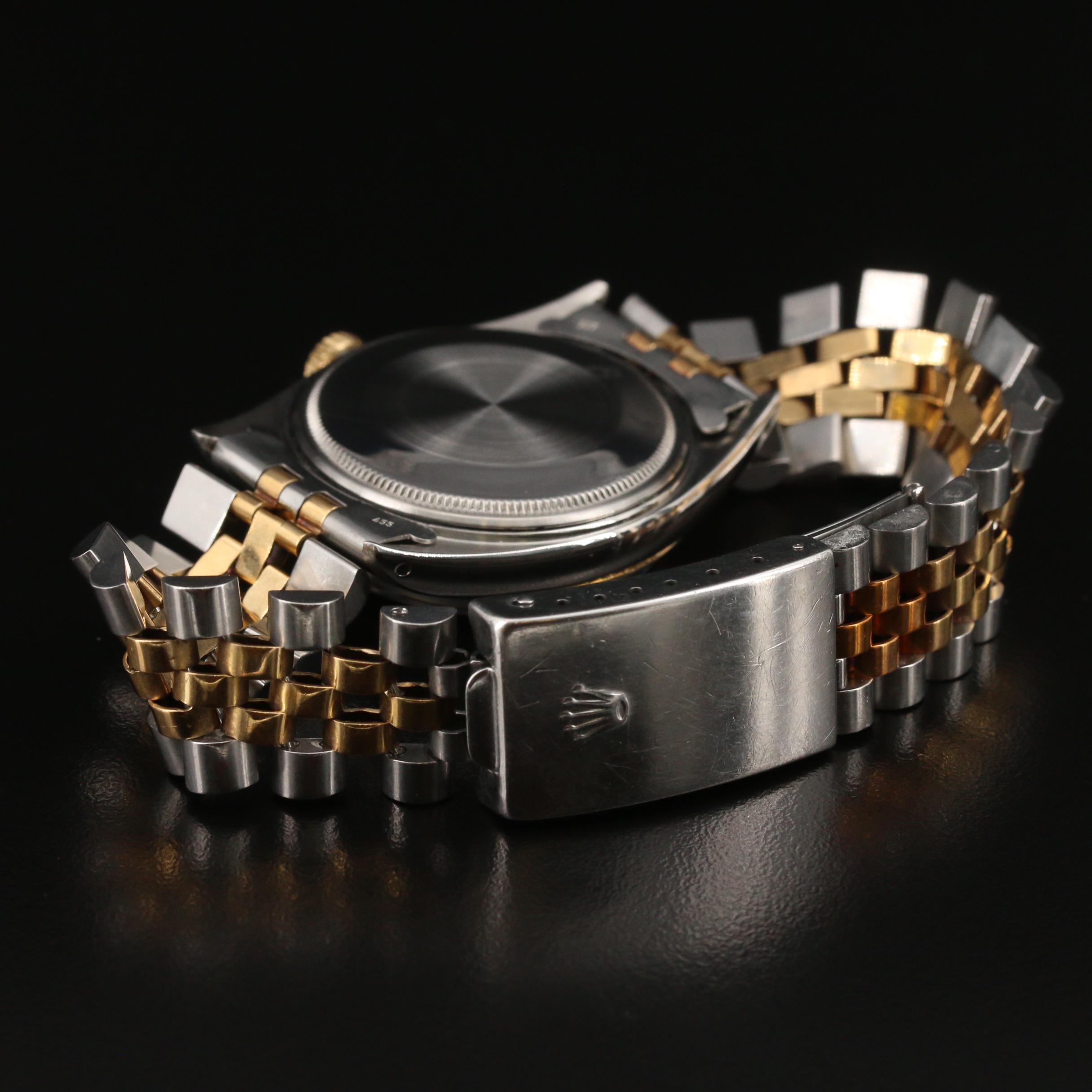 1960 Rolex "Datejust" 18K Gold and Stainless Steel Automatic Watch