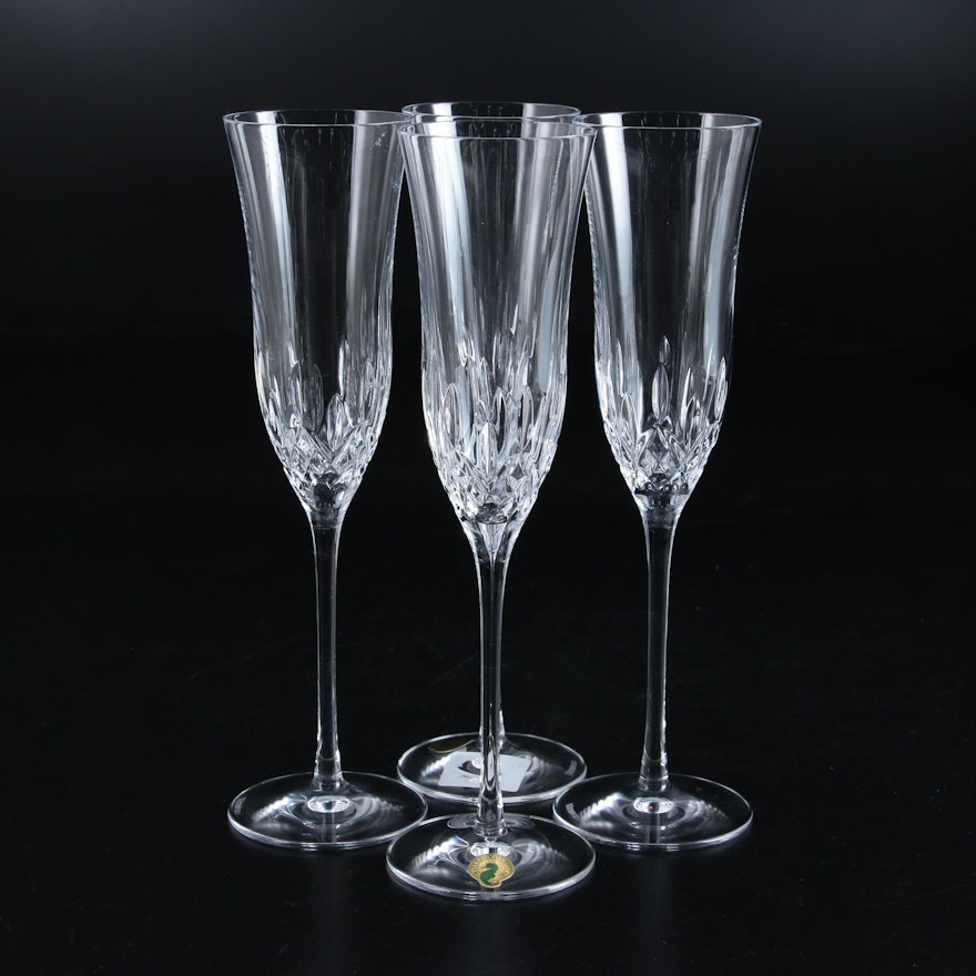 Waterford Crystal "Lismore Essence" Champagne Flutes