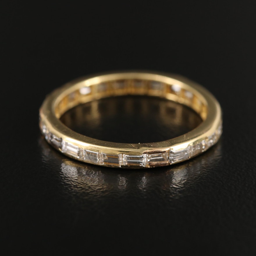 18K Diamond Eternity Band