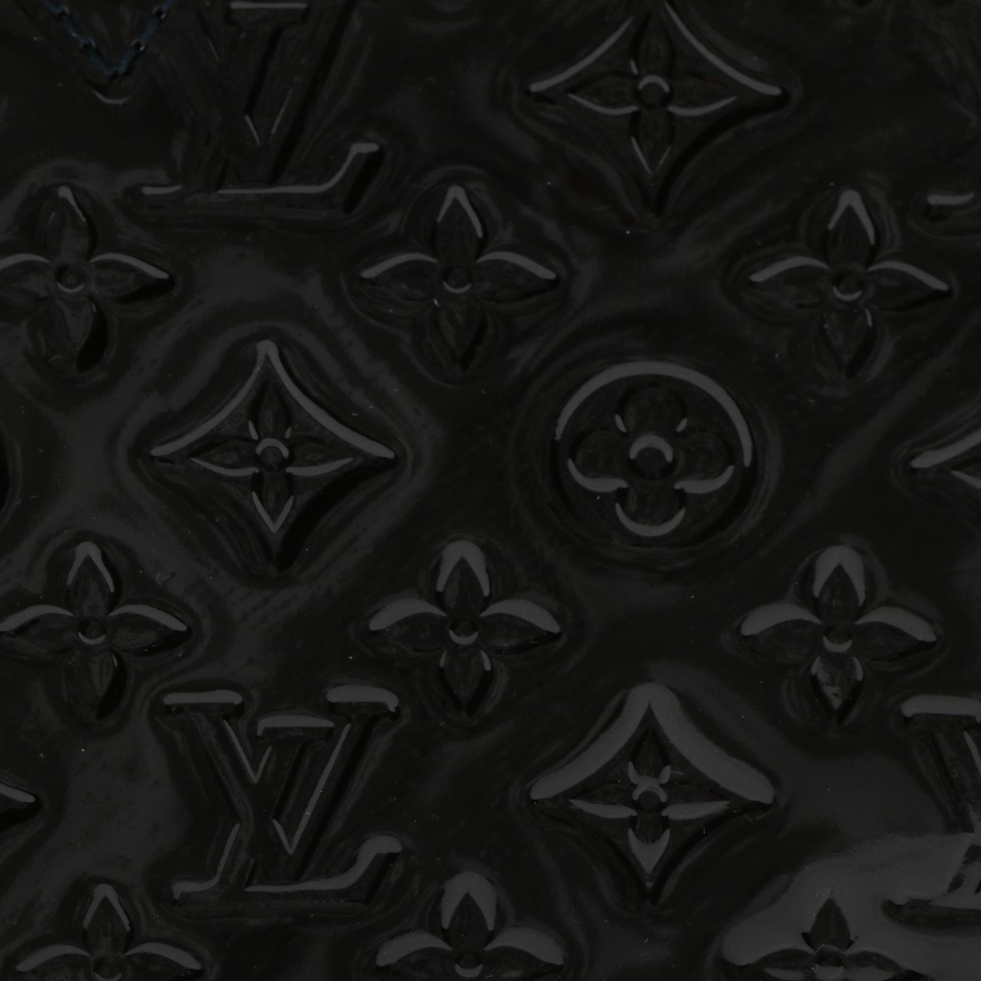 Louis Vuitton Monogram Bleu Inifini Vernis Wilshire MM Tote Bag