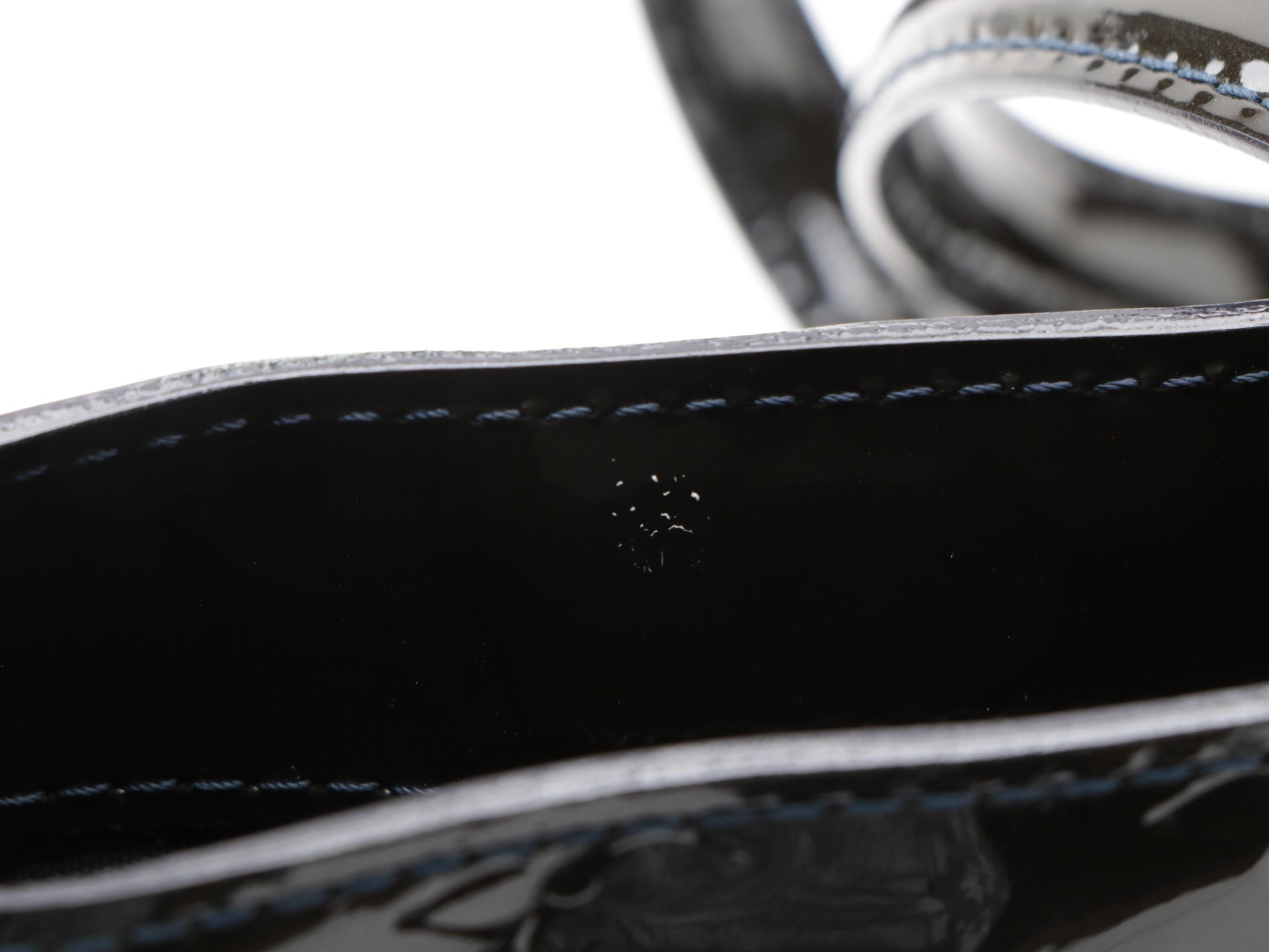 Louis Vuitton Monogram Bleu Inifini Vernis Wilshire MM Tote Bag