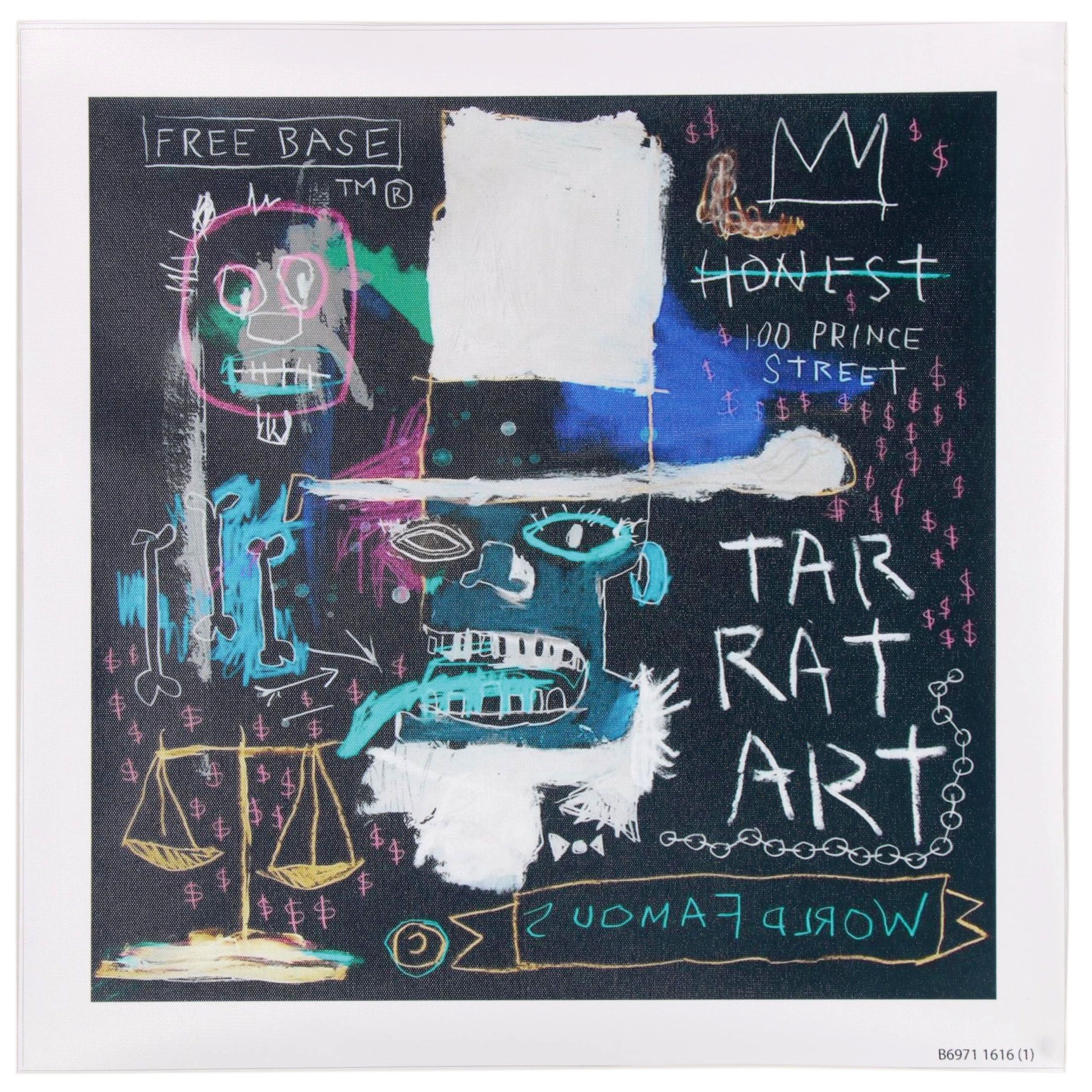 Giclée after Jean-Michel Basquiat of Abstract Figure