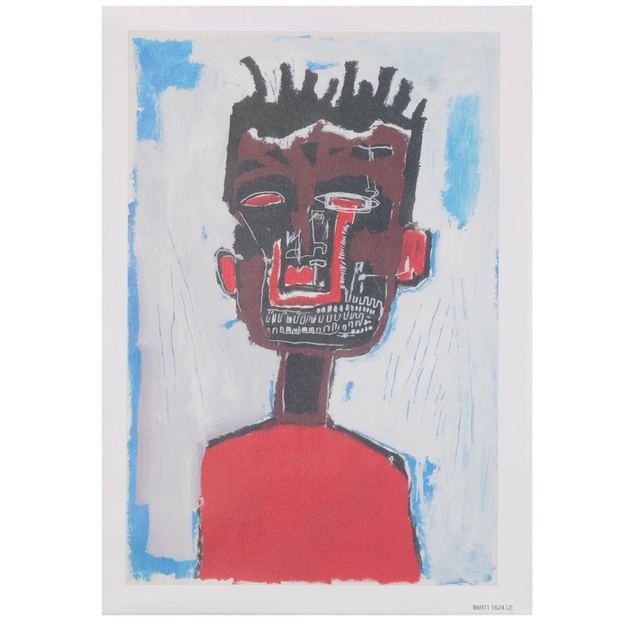 Giclée after Jean-Michel Basquiat "Self Portrait, 1984"