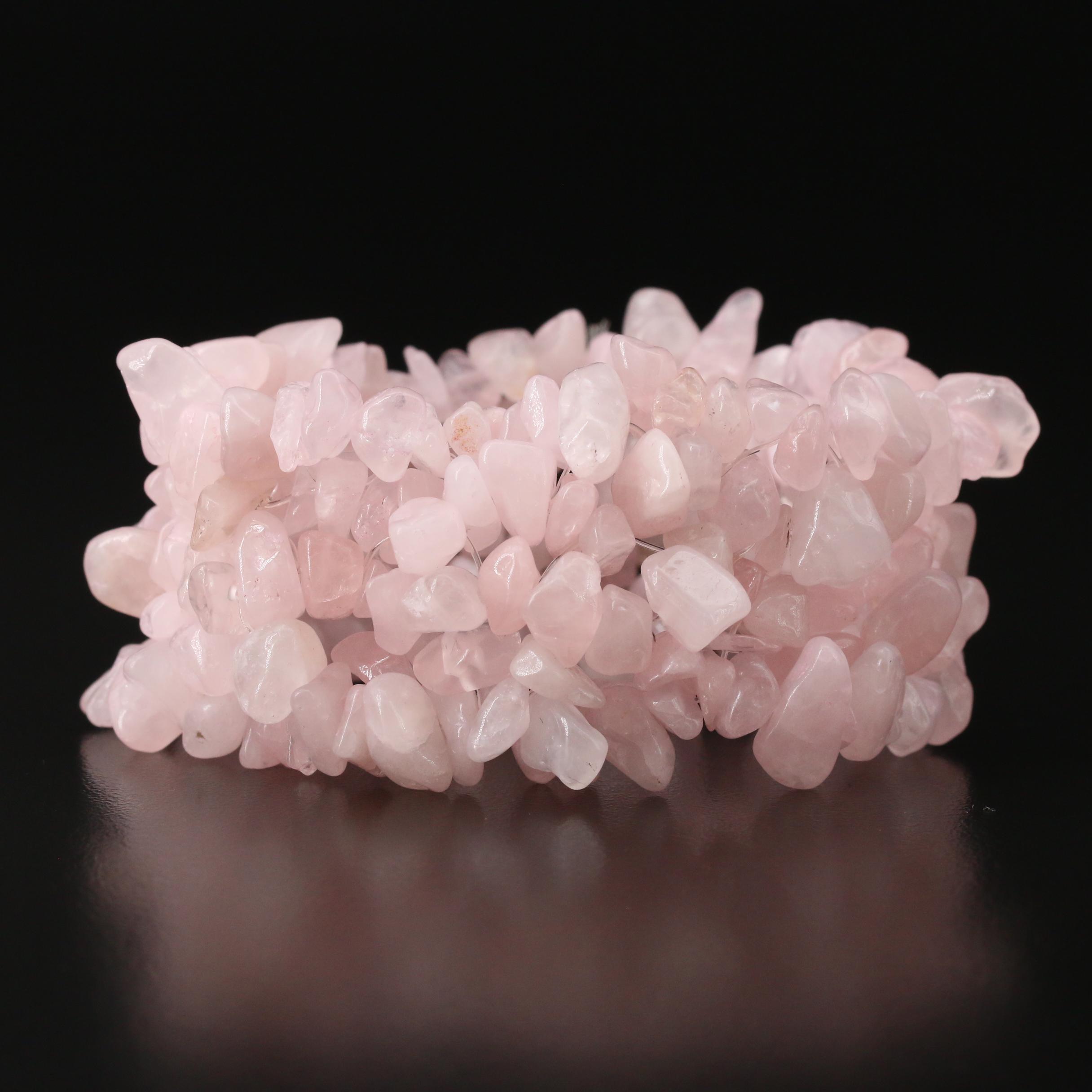 Rose Quartz Expandable Bracelet