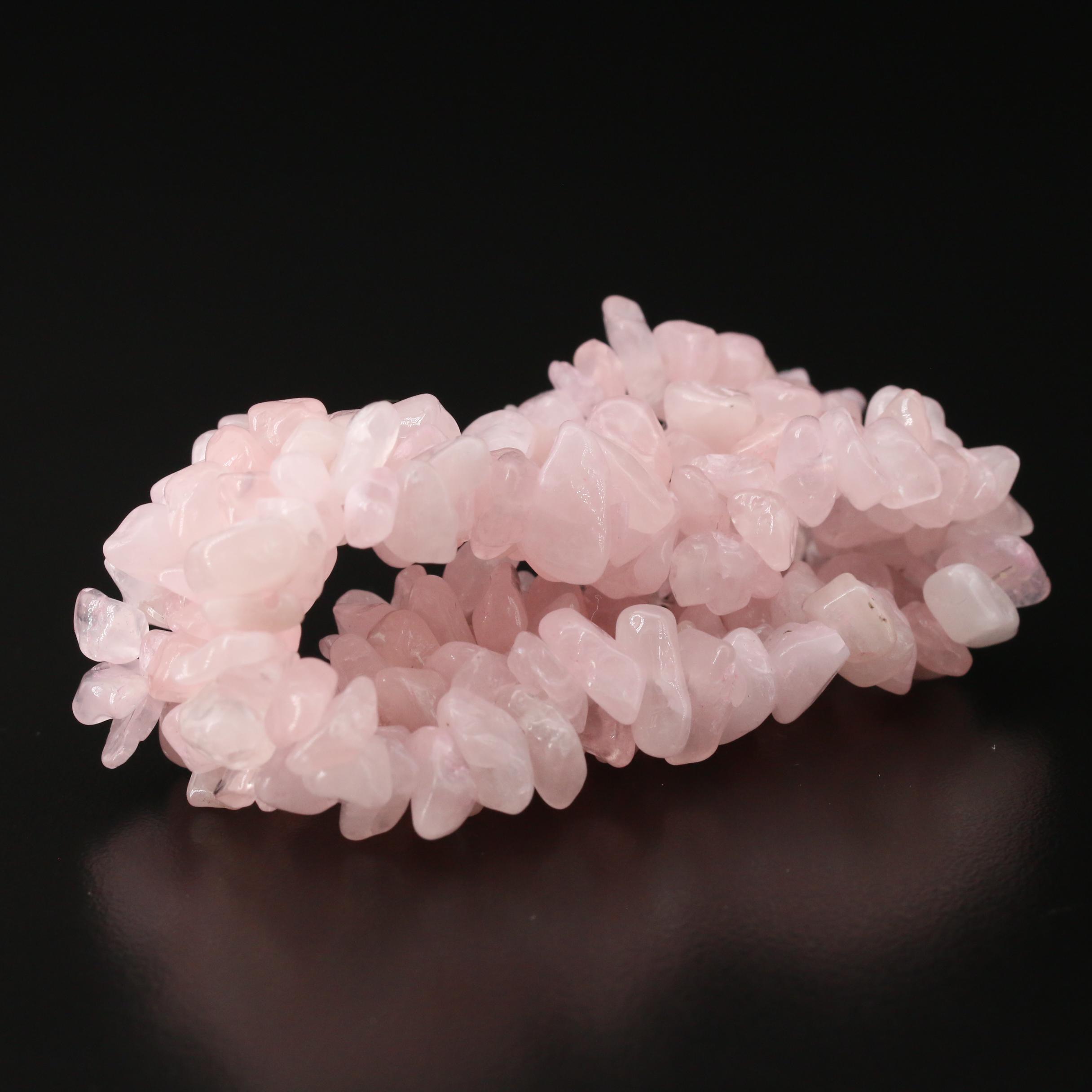 Rose Quartz Expandable Bracelet