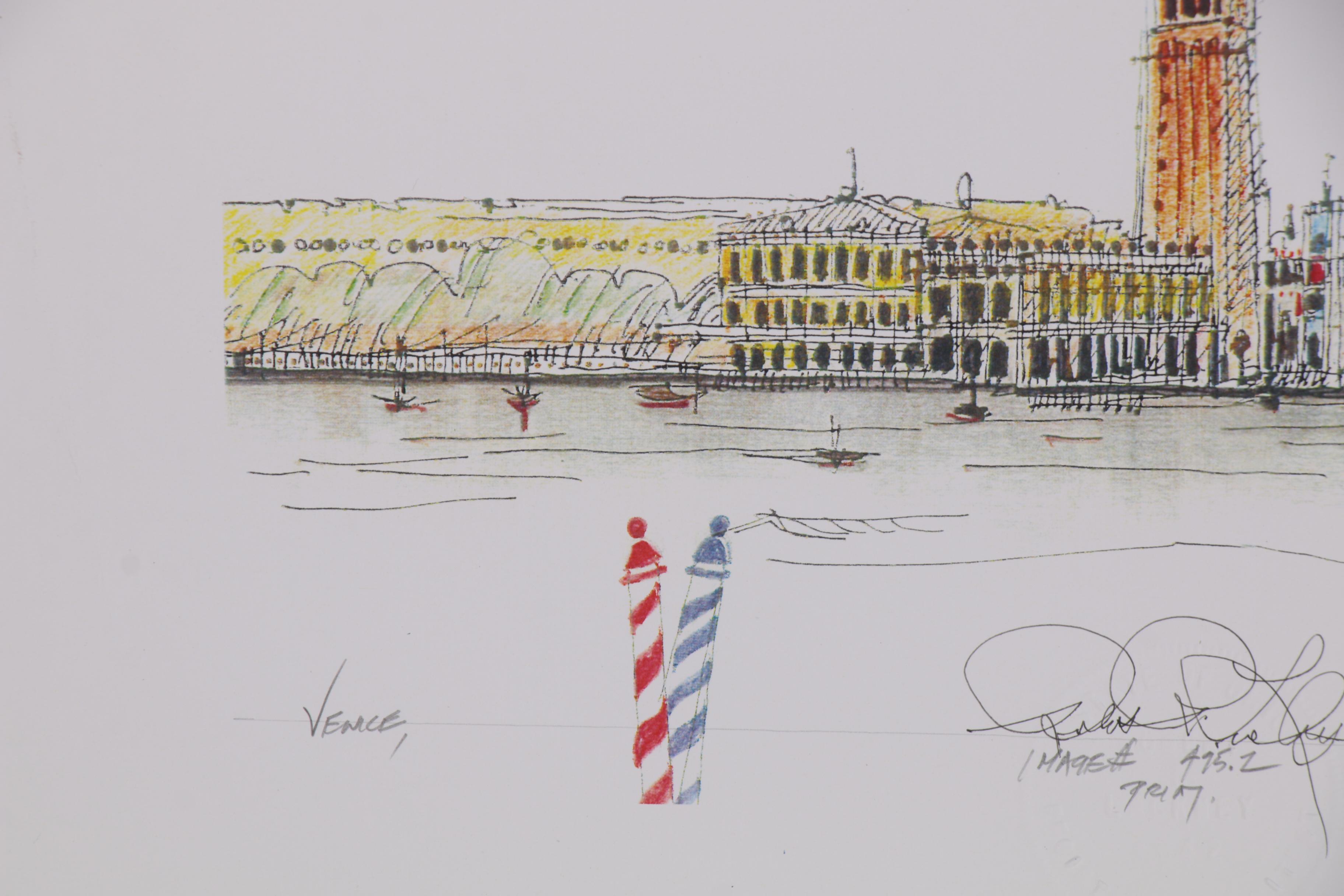 Robert Lackney Giclées of Architectural Buildings, 21st Century