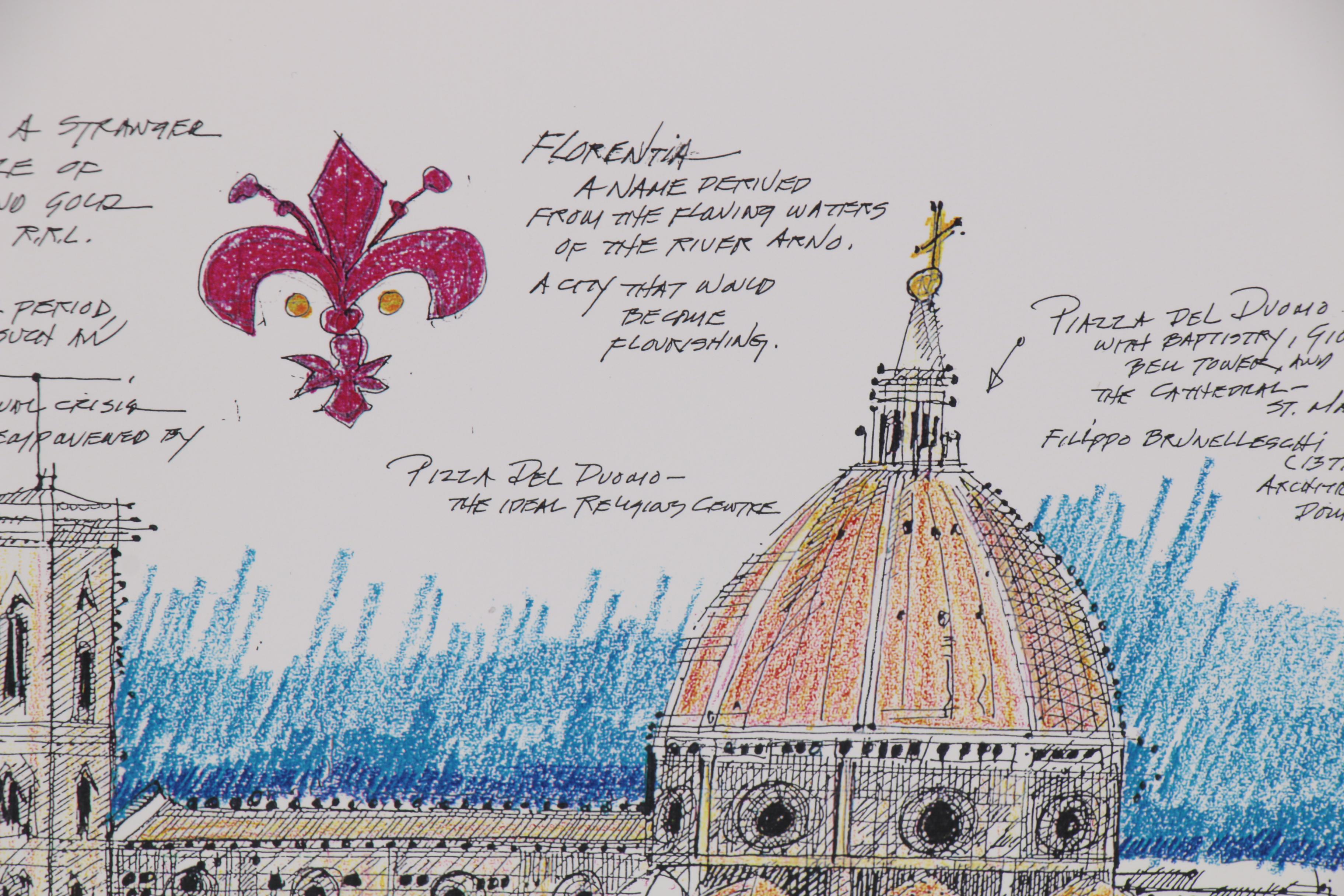 Robert Lackney Giclées of Architectural Buildings, 21st Century