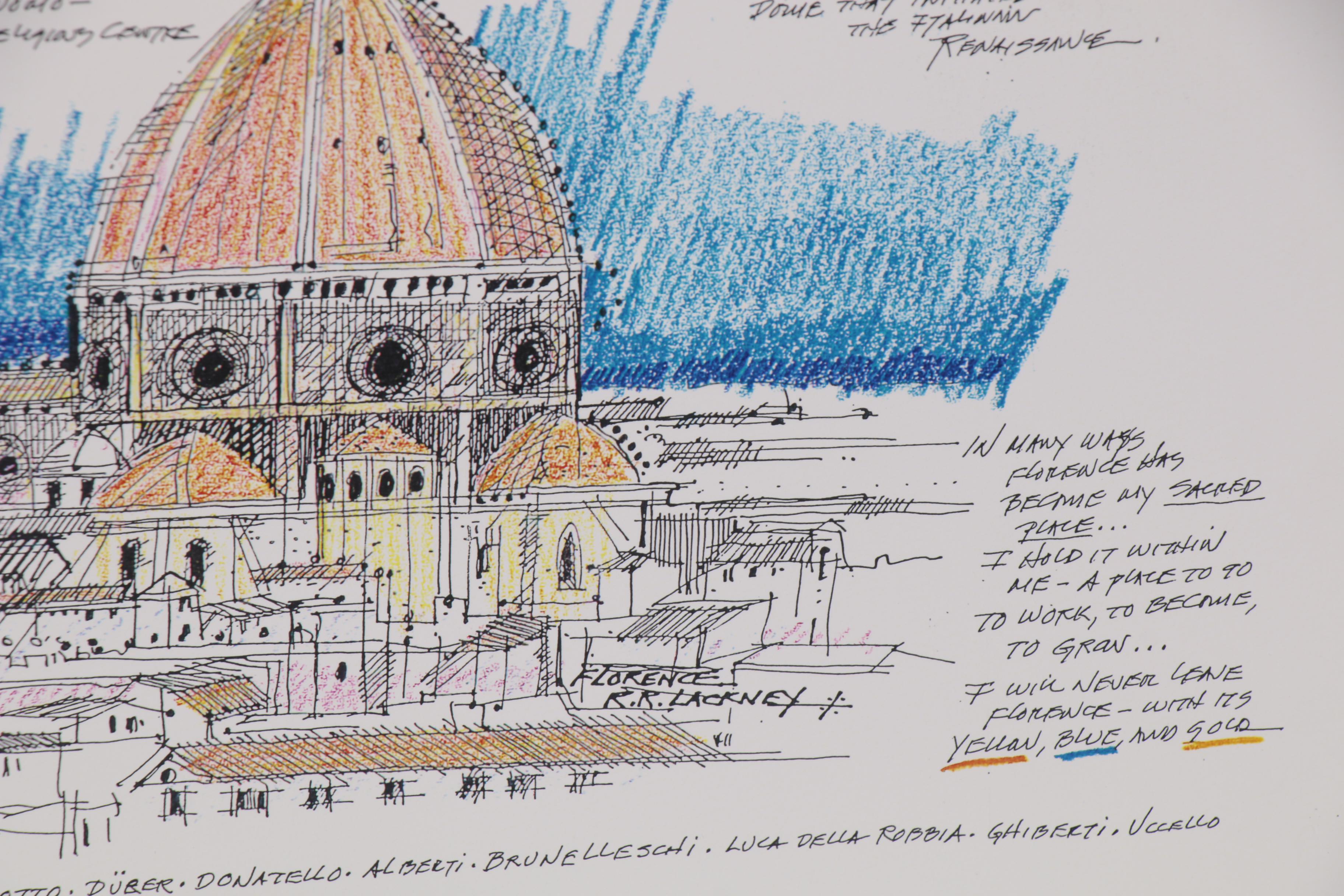 Robert Lackney Giclées of Architectural Buildings, 21st Century