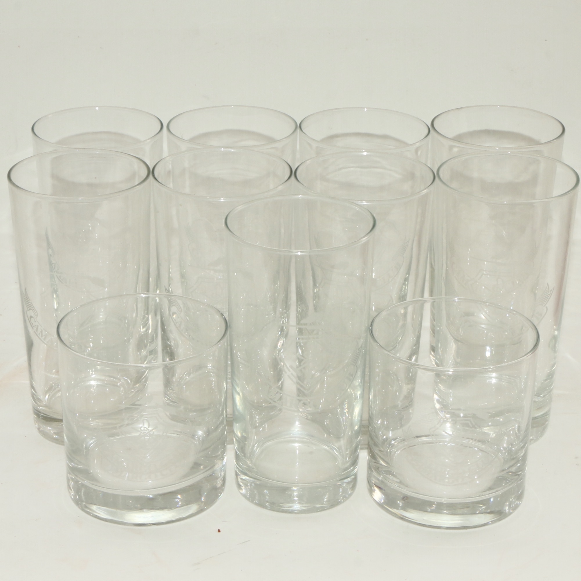 Camargo Club Highball Glasses and Maker's Mark Old Fashioned Glass Barware