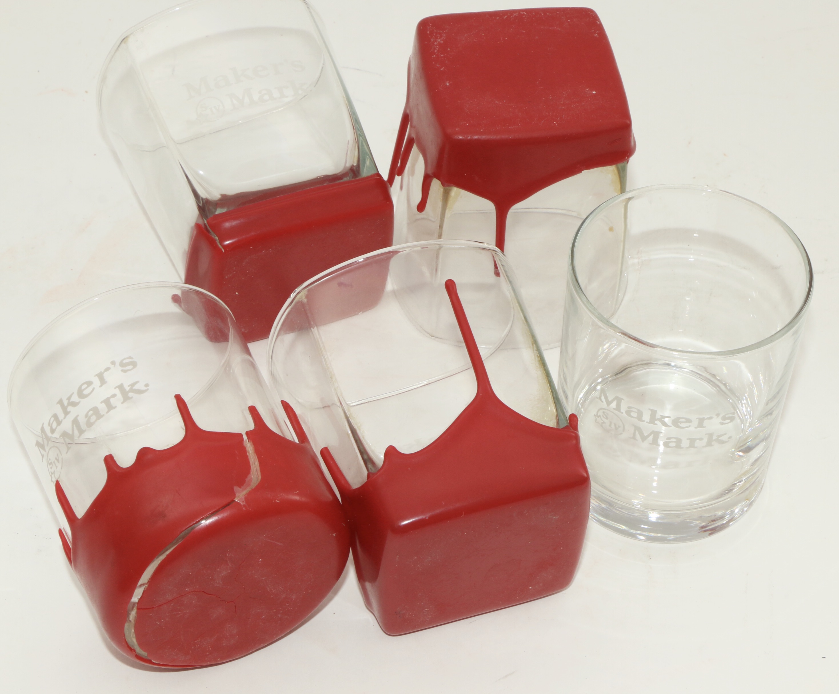 Camargo Club Highball Glasses and Maker's Mark Old Fashioned Glass Barware