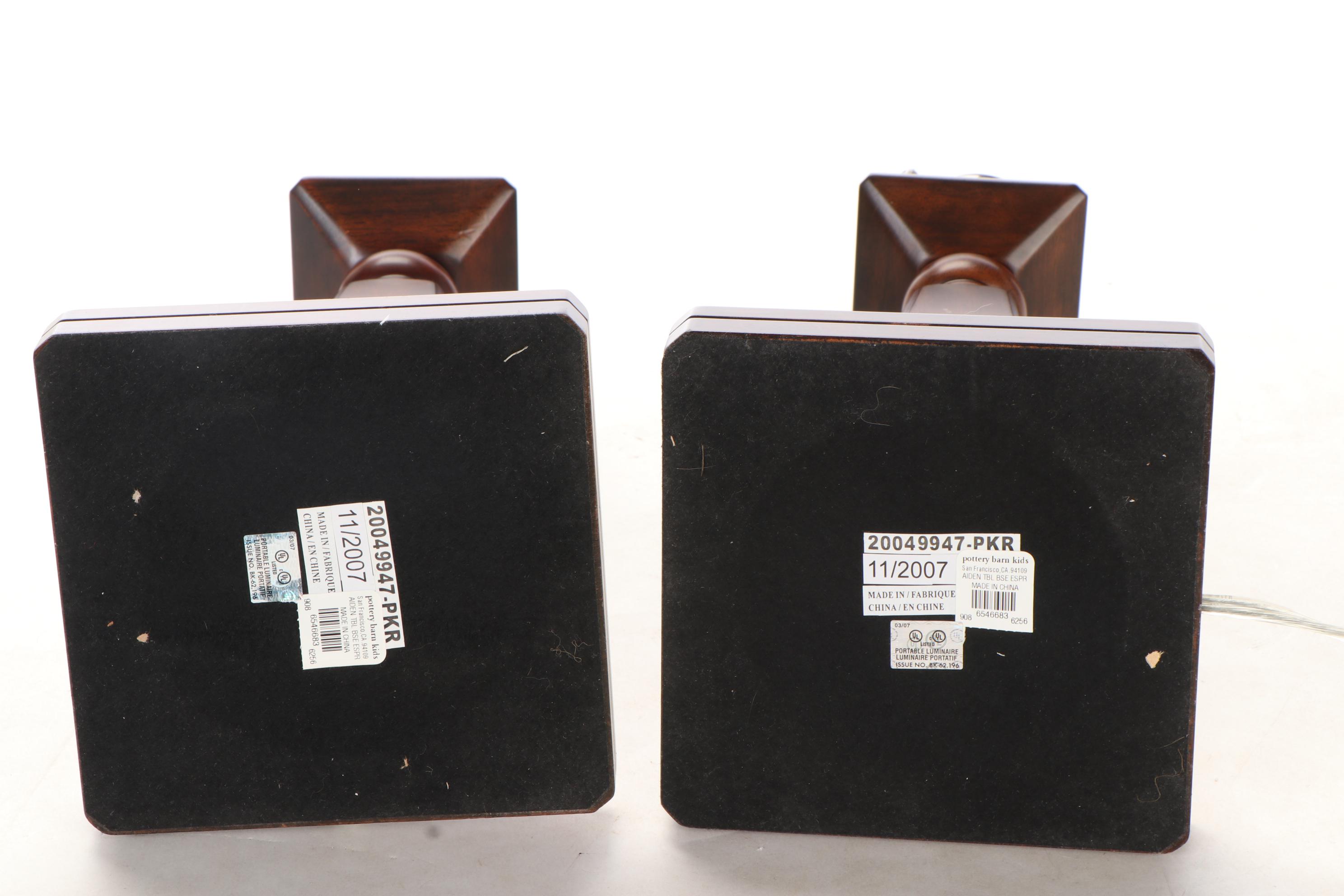 Pair of Pottery Barn Kids "Aiden" Table Lamps