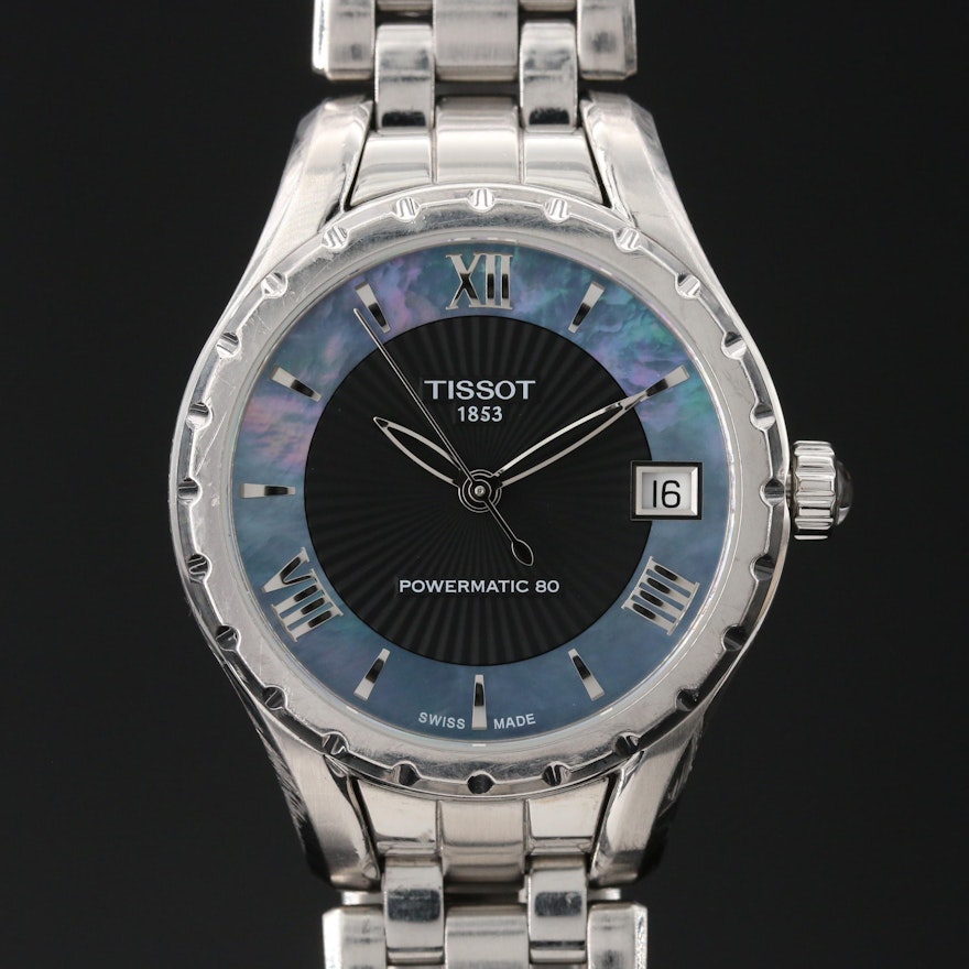 Tissot "T-Lady Powermatic 80" Stainless Steel Automatic Wristwatch